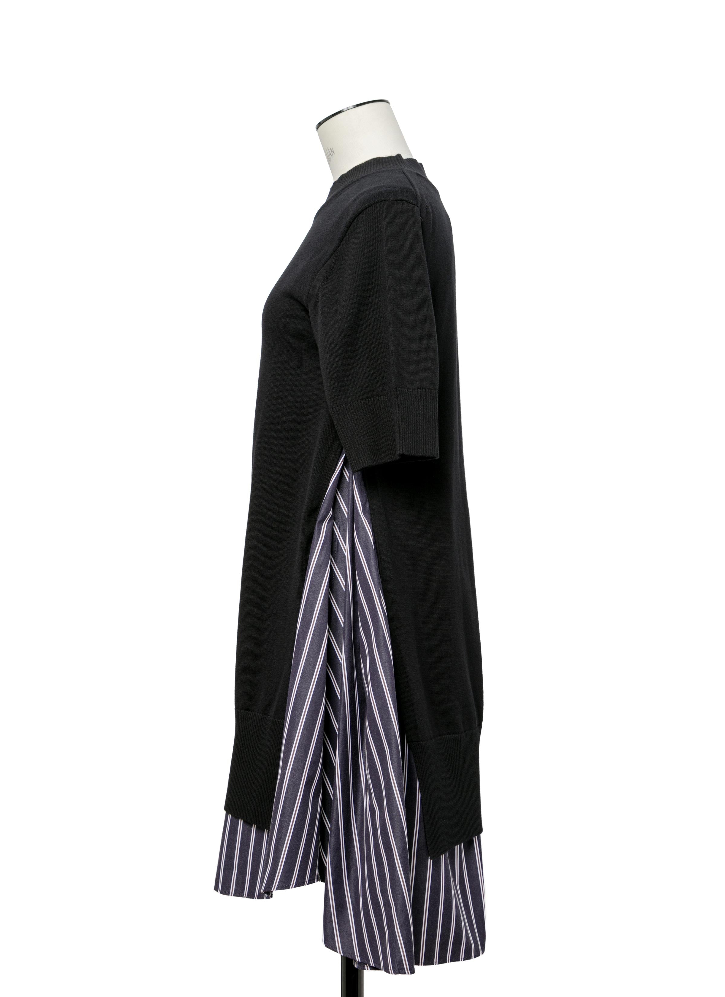poplin-x-knit-dress