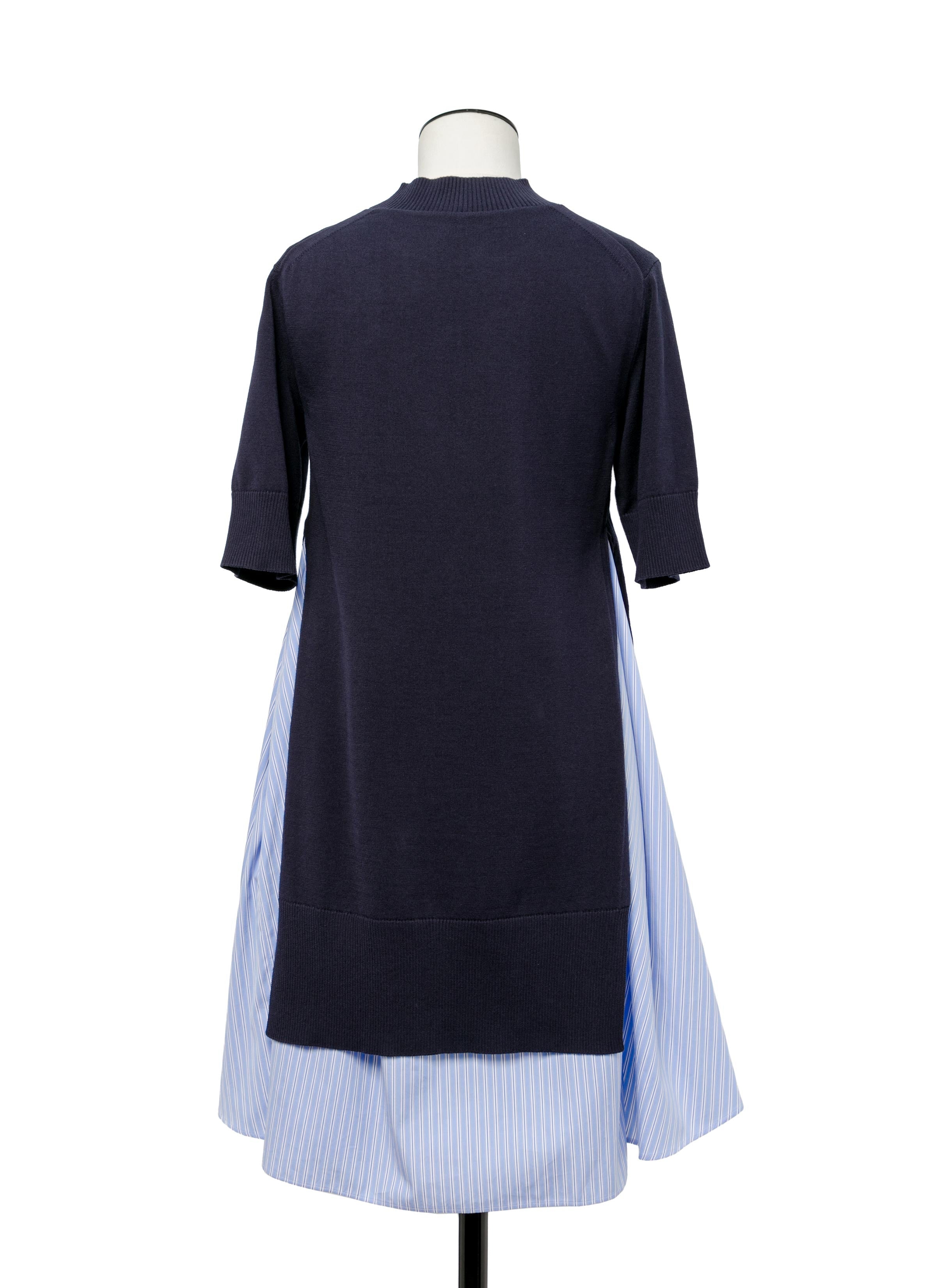poplin-x-knit-dress