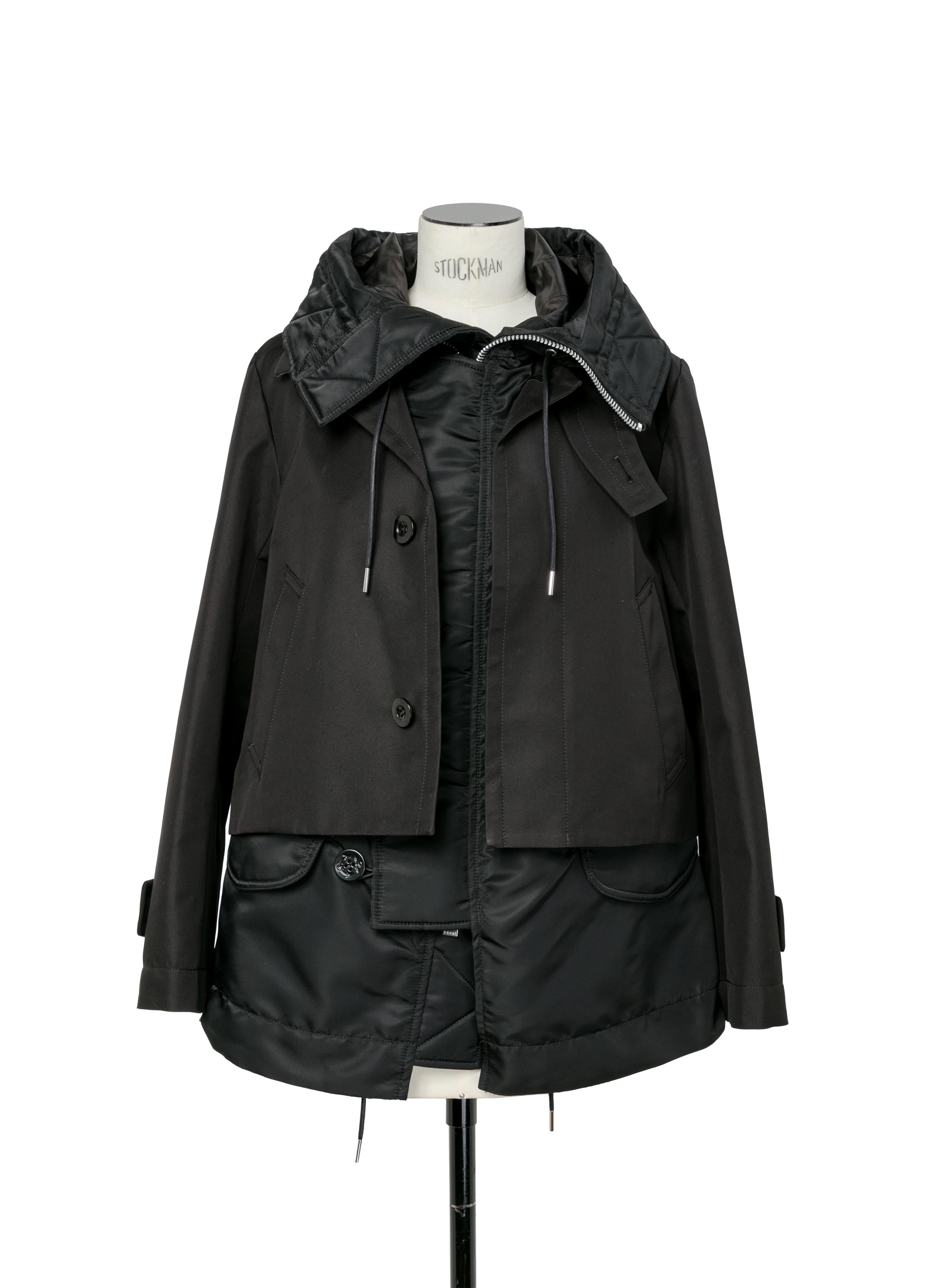 sacai サカイ ボアリバーシブルコート サイズ1 ブラック WOMEN BLOUSON & JACKET | sacai Official Store サカイ