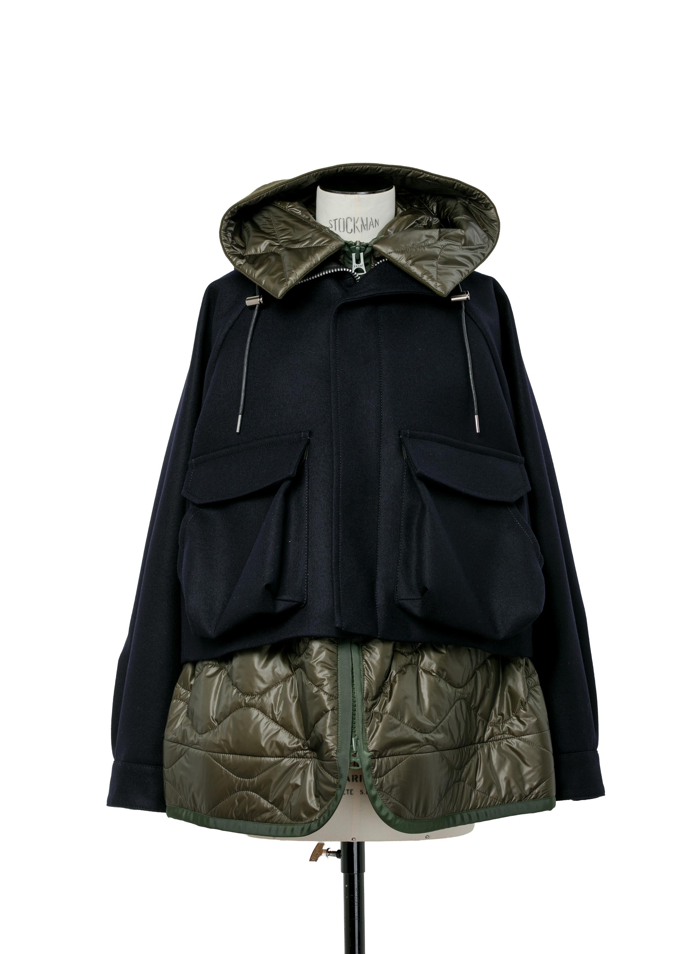ジャケット・アウター sacai Wool Melton Blouson 22AW Wool Melton Blouson | sacai Official Store サカイ オフィシャル