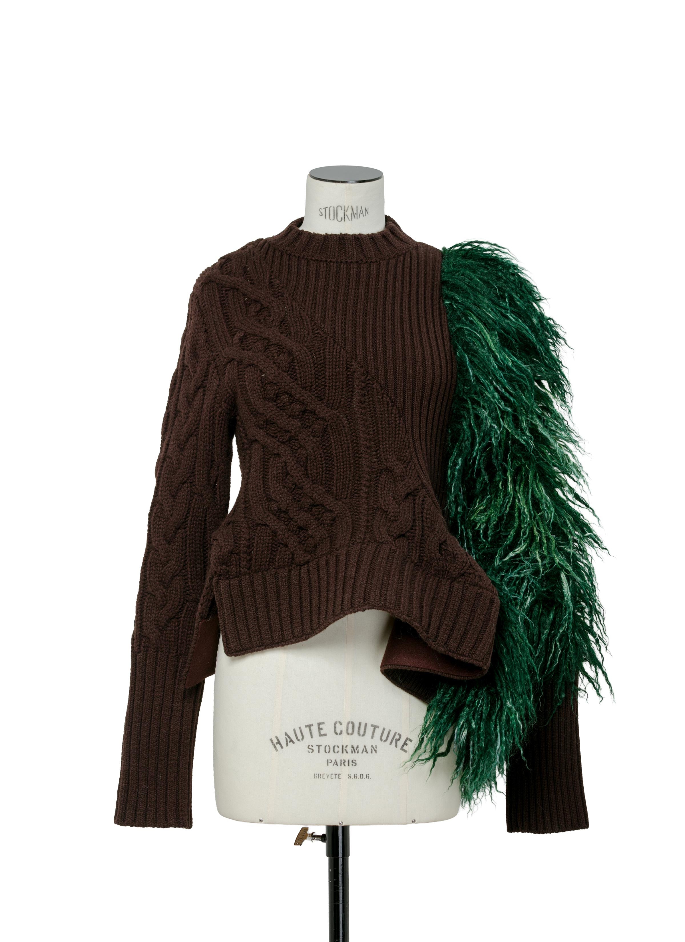 Wool Hairy Knit Pullover