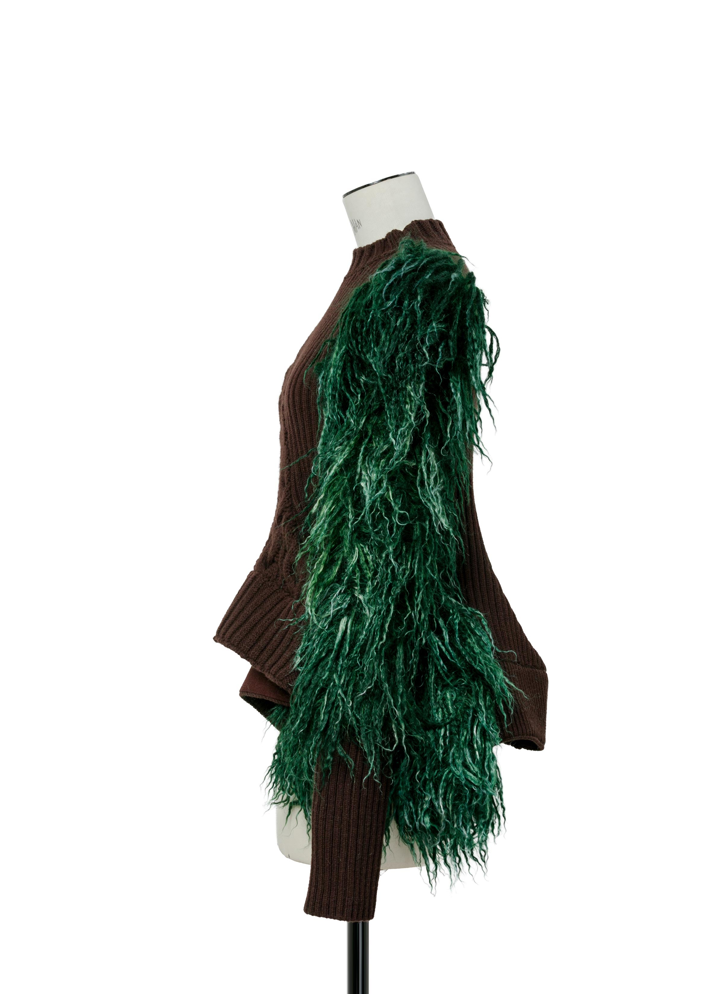 Wool Hairy Knit Pullover