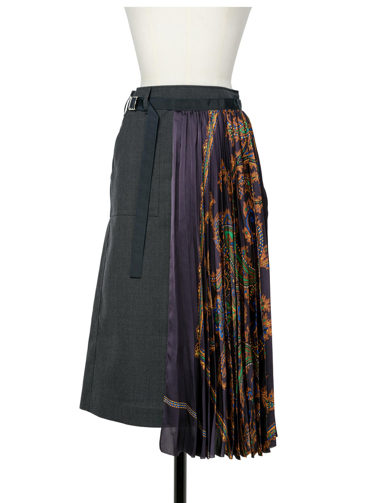 サカイ sacai 23AW Suiting Mix Skirt sacai] Suiting Mix Skirt – MaW SAPPORO