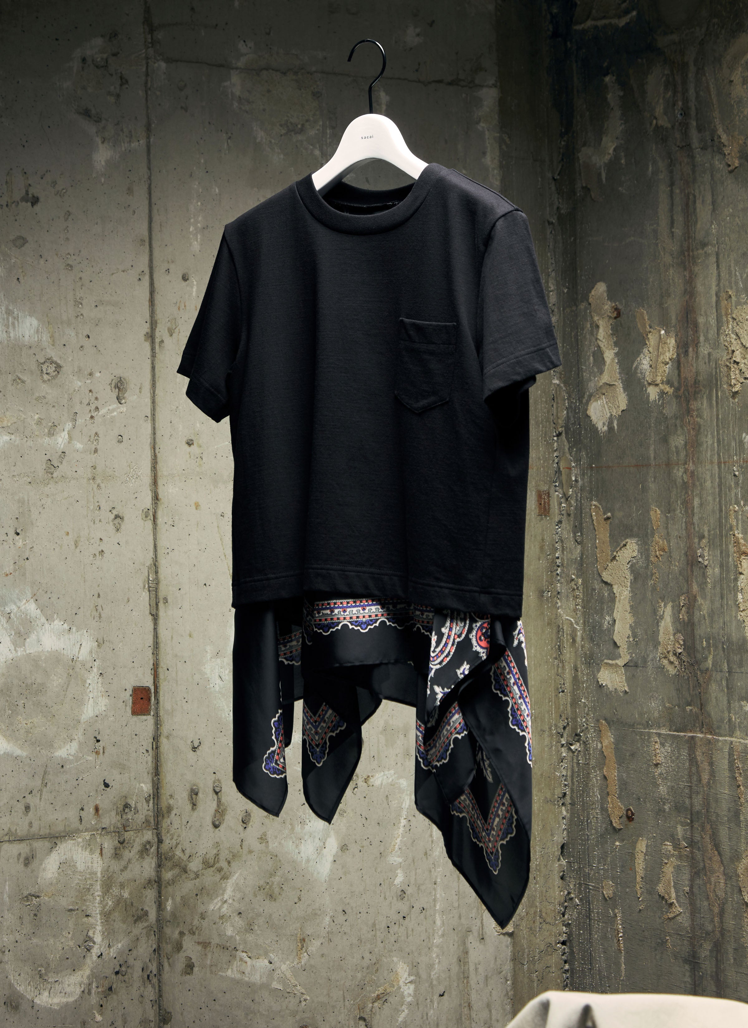 Paisley Print x Cotton Jersey T-Shirt
