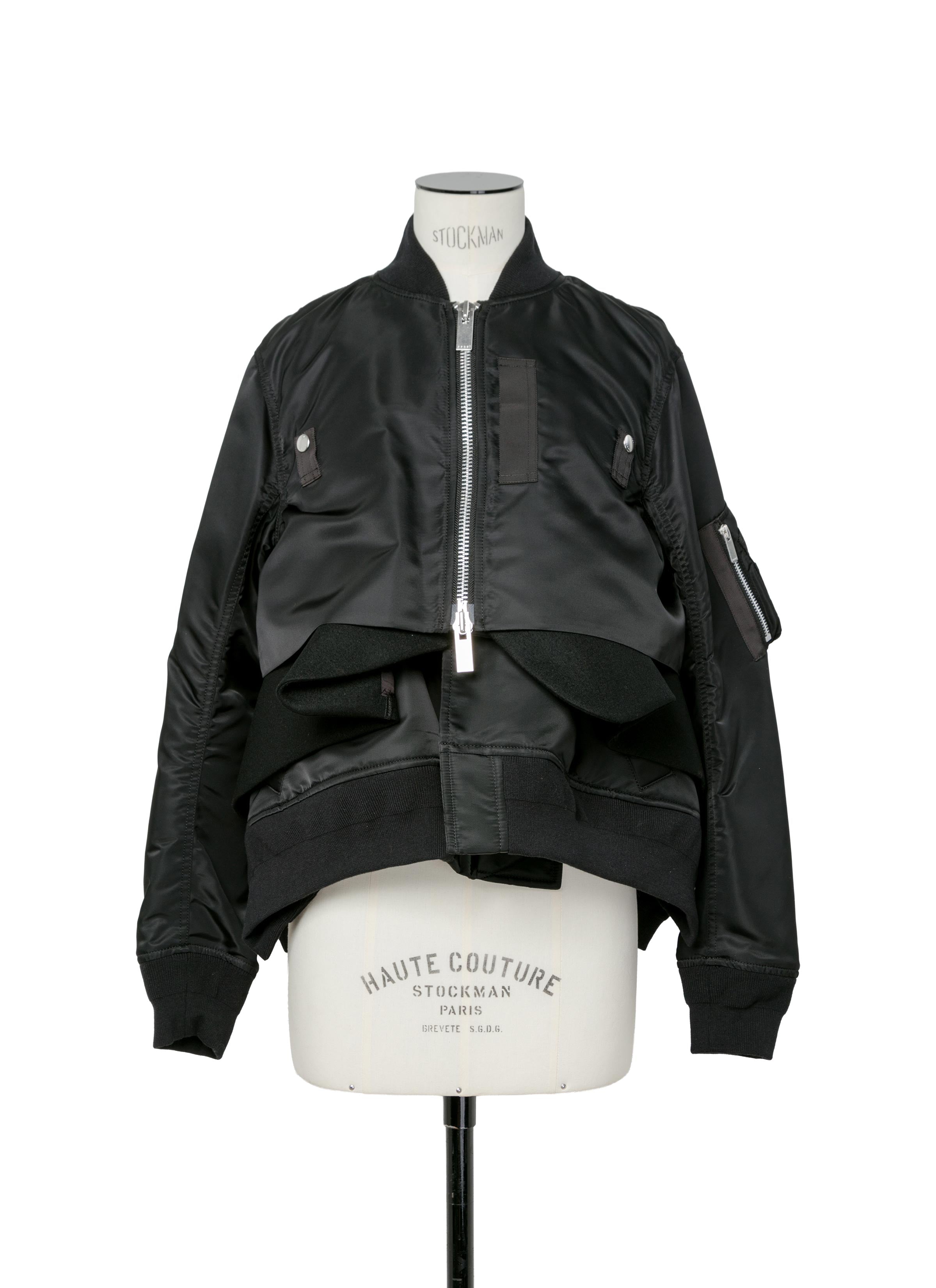 nylon-twill-x-wool-melton-blouson