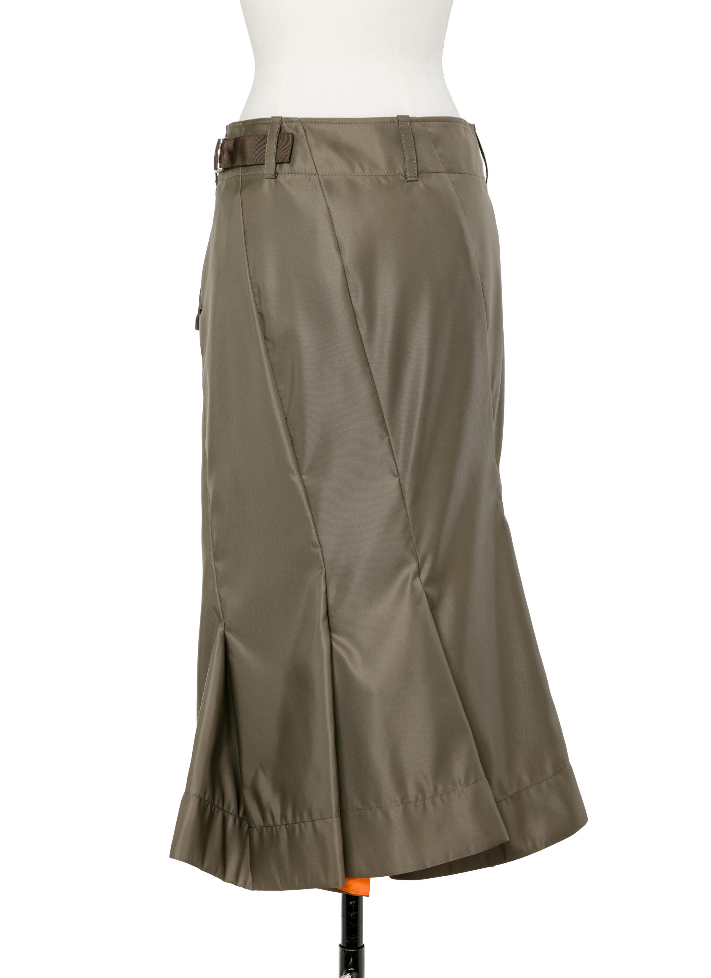 nylon-twill-skirt