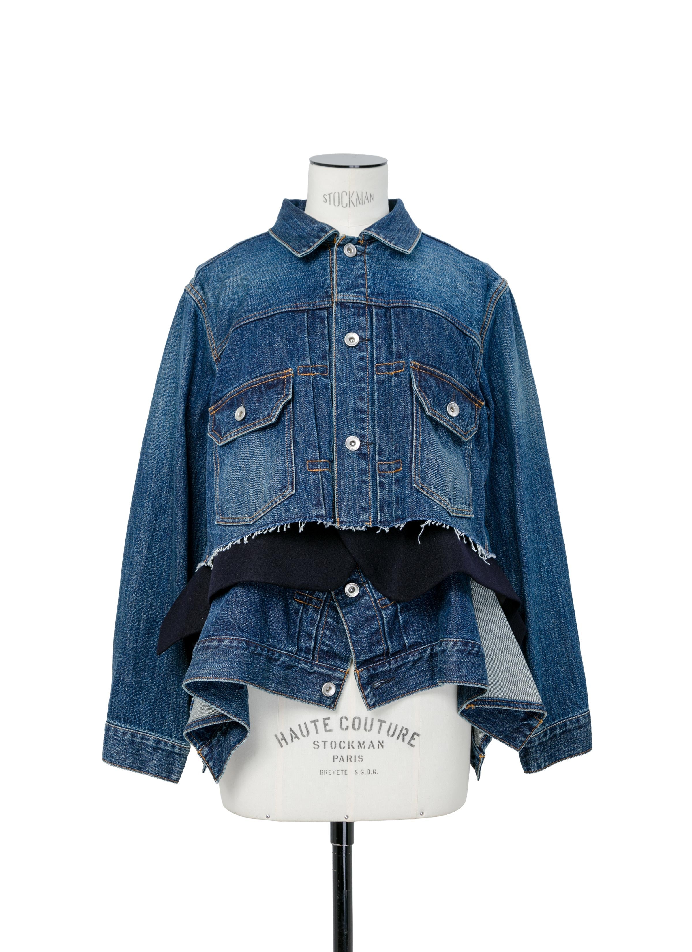 Denim x Wool Melton Jacket