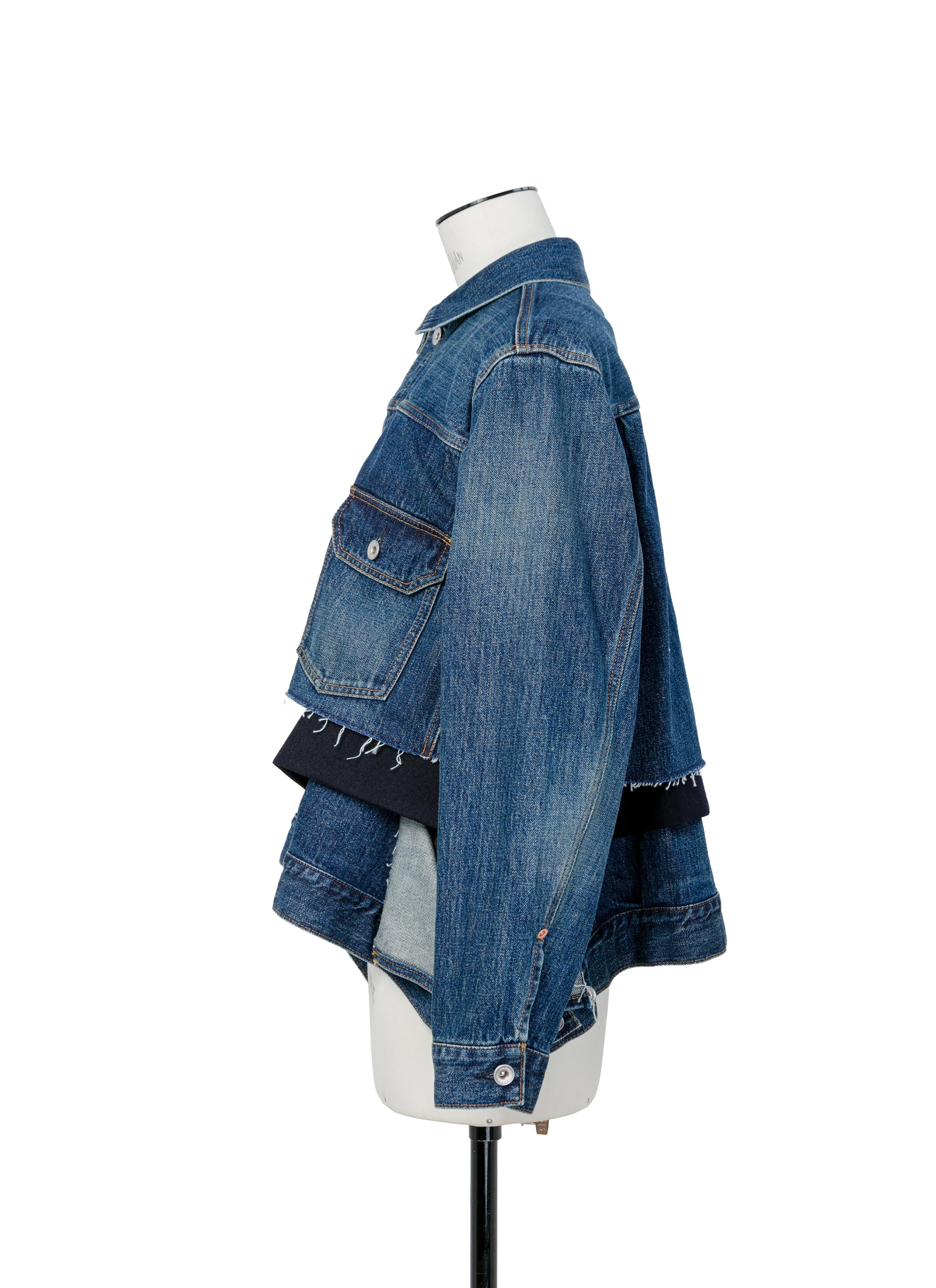 Denim x Wool Melton Jacket