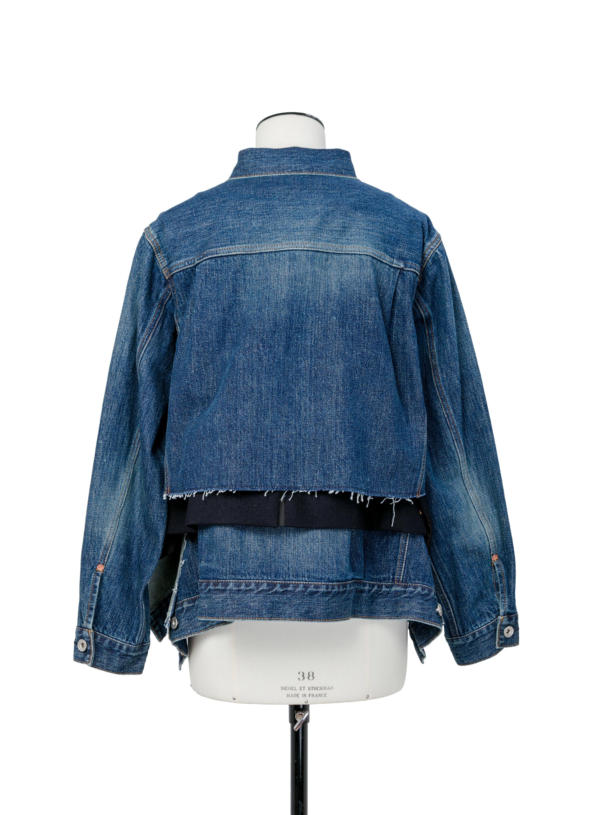 Denim x Wool Melton Jacket