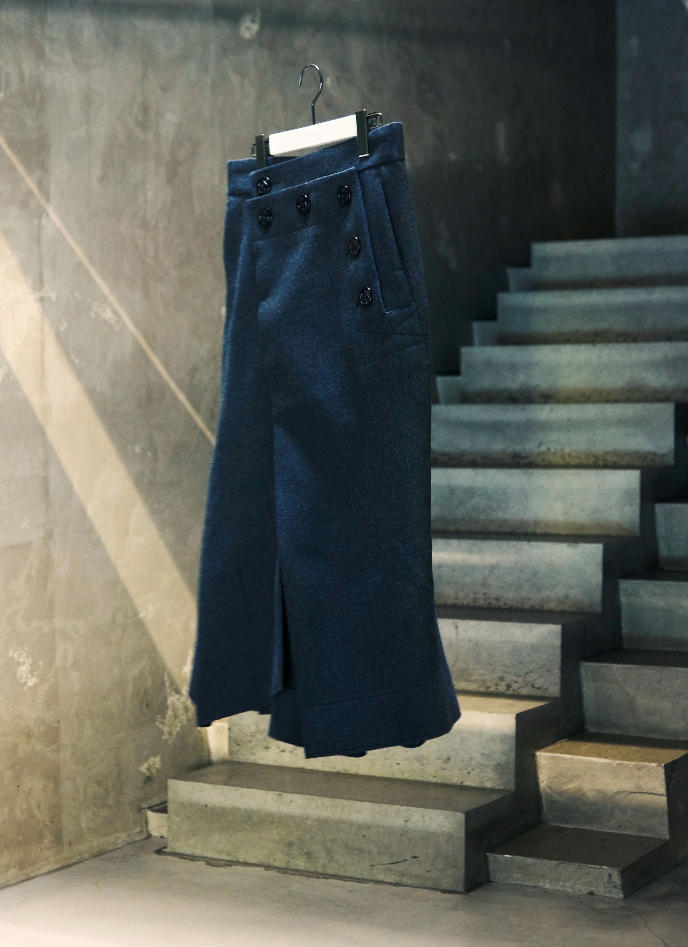 Wool Melton Skirt