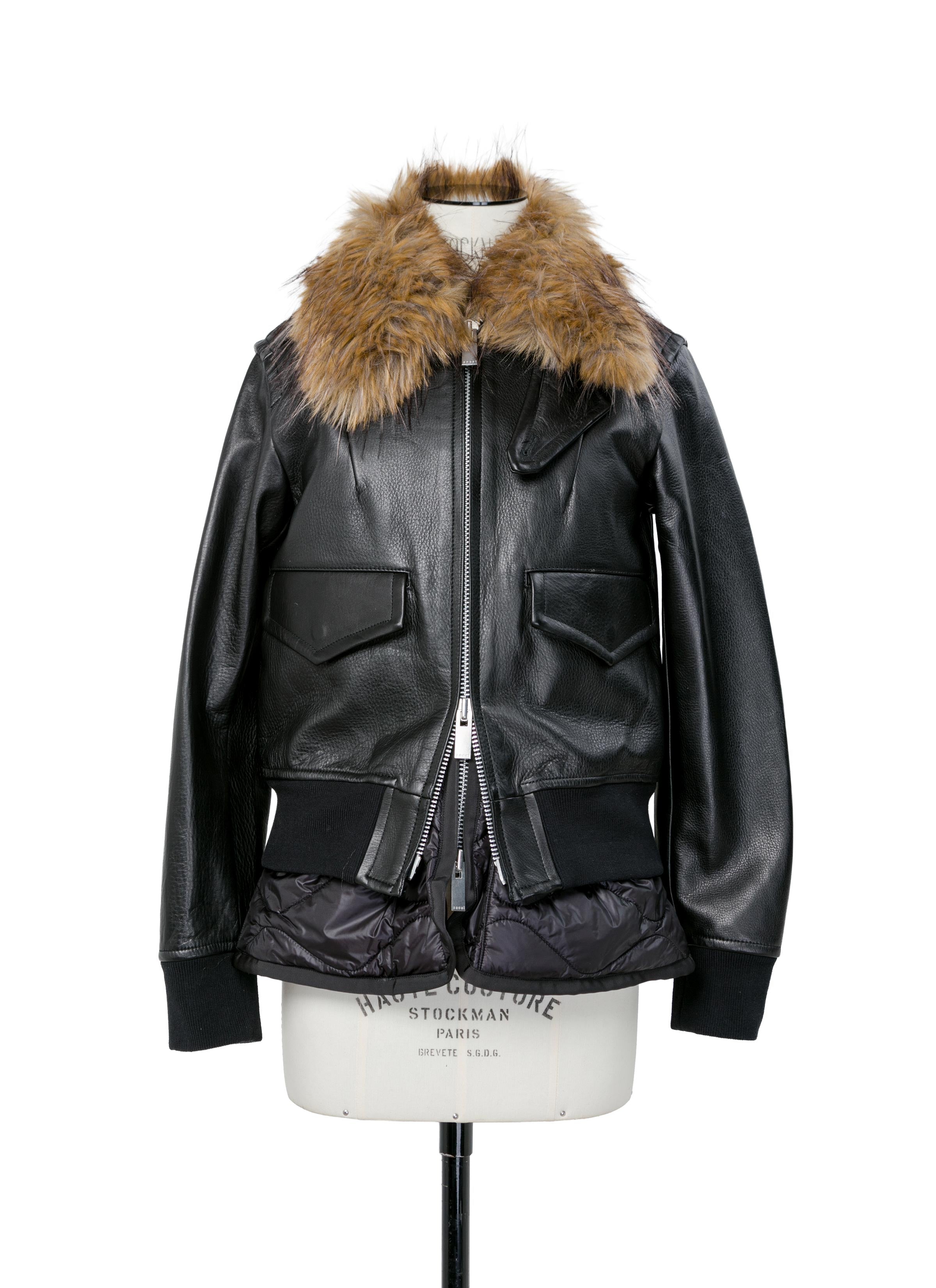 Leather Blouson