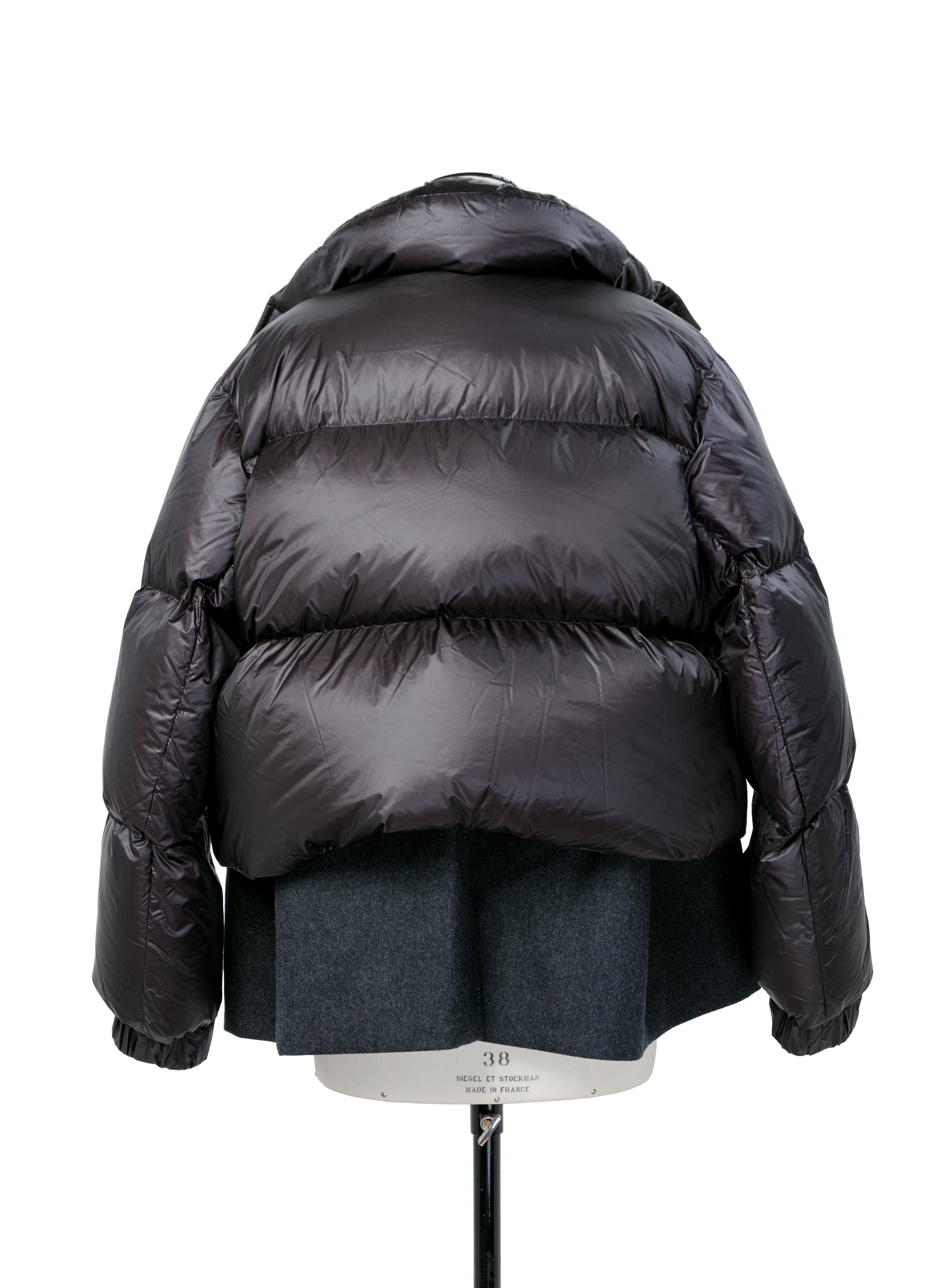 Wool Melton x Puffer Blouson