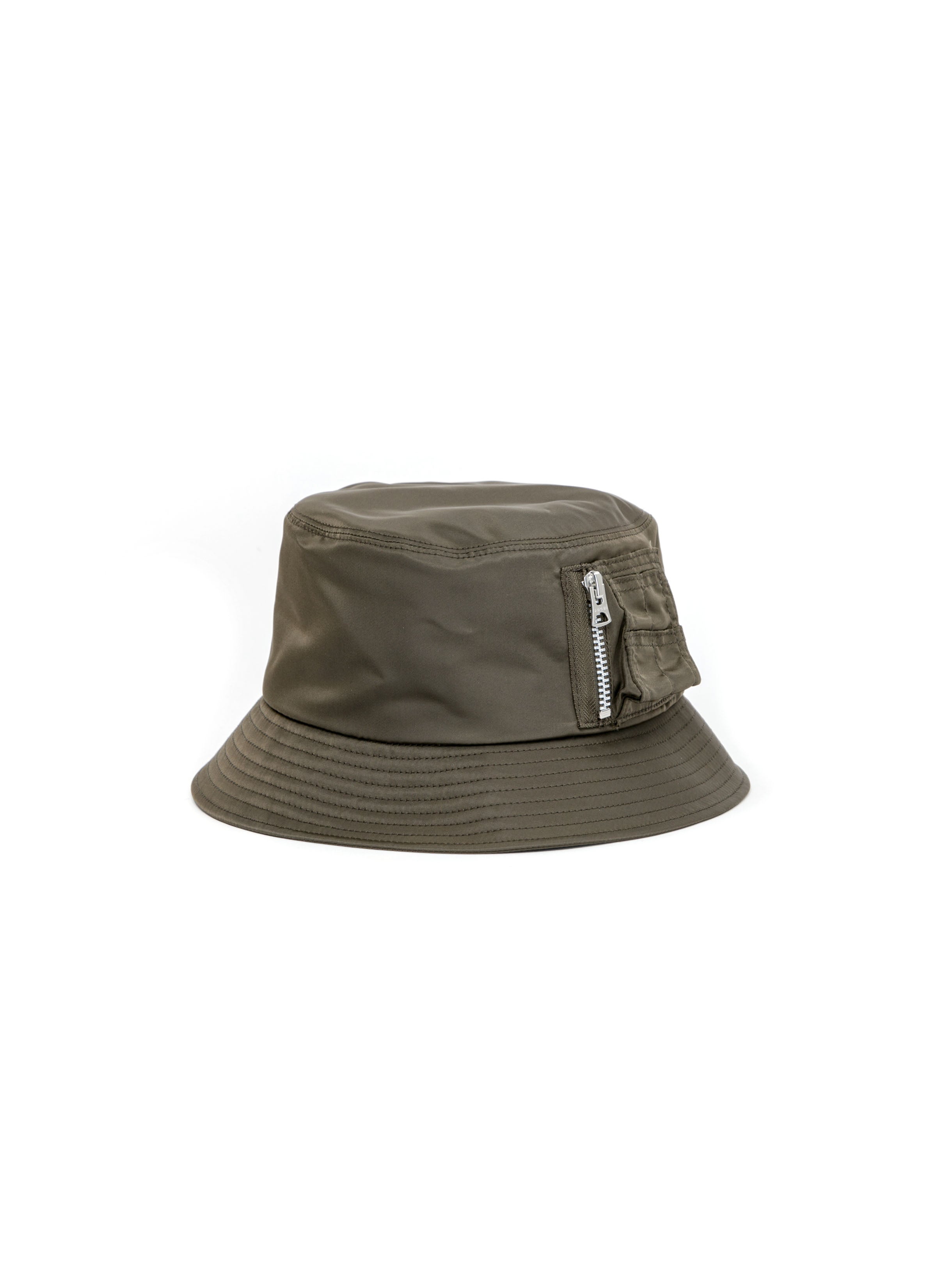 Single Brim Pocket Hat / Nylon Twill