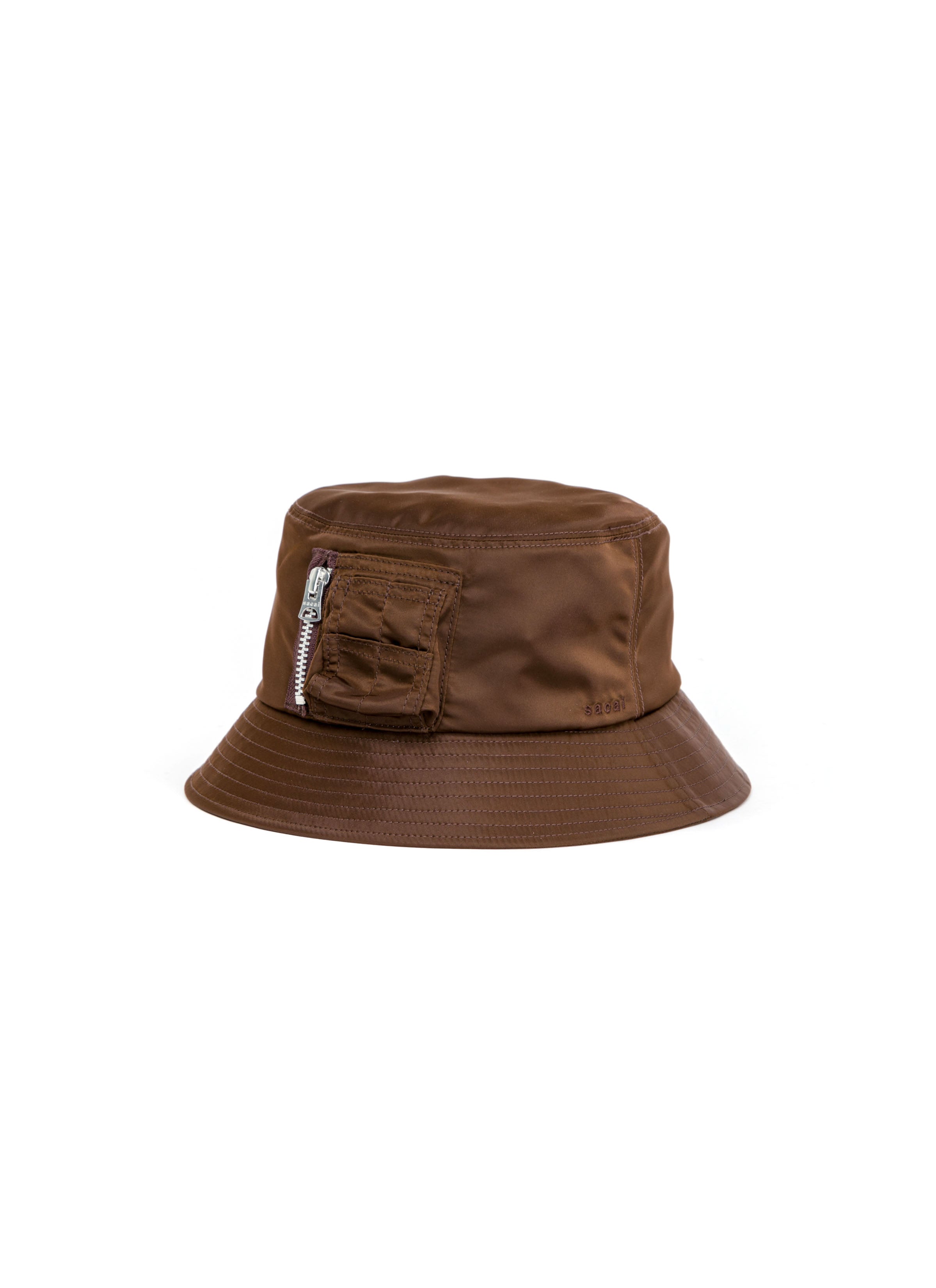 Single Brim Pocket Hat / Nylon Twill