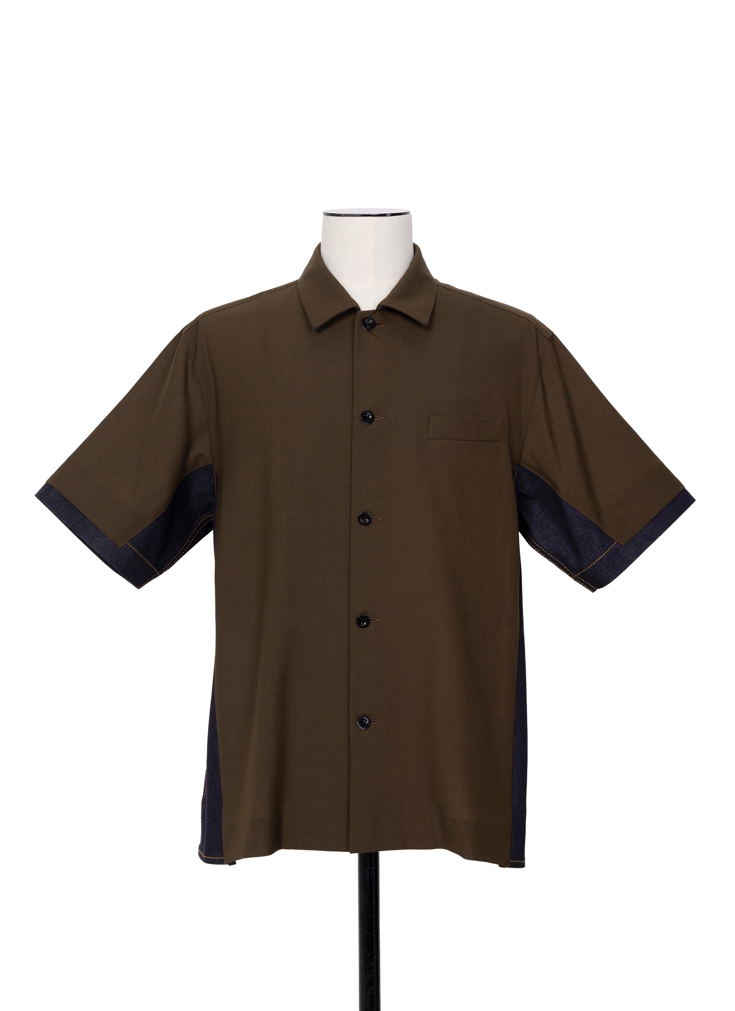 Suiting x Denim Shirt | sacai Official Store サカイ オフィシャル