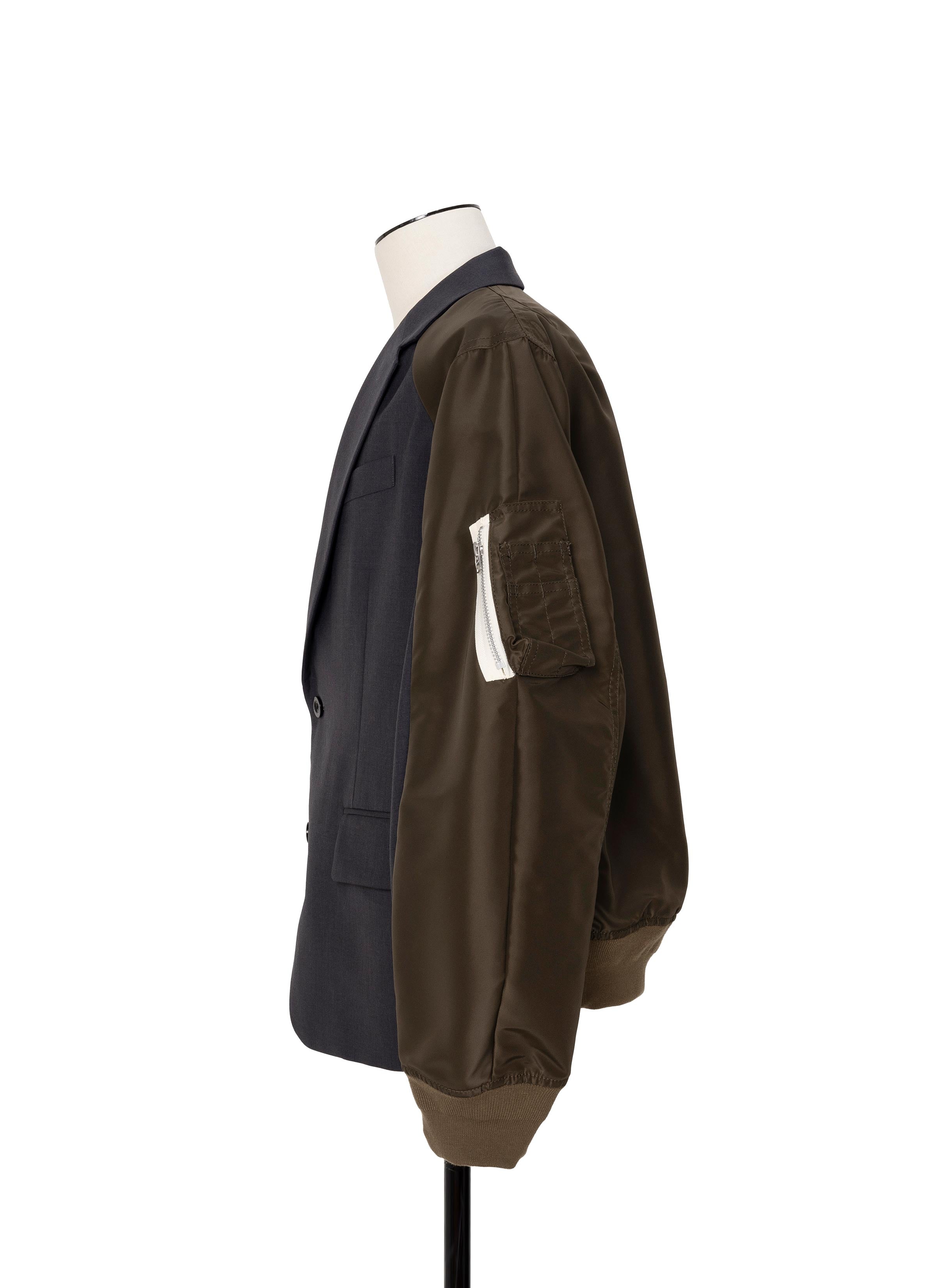 Suiting x Nylon Twill Jacket | sacai Official Store サカイ