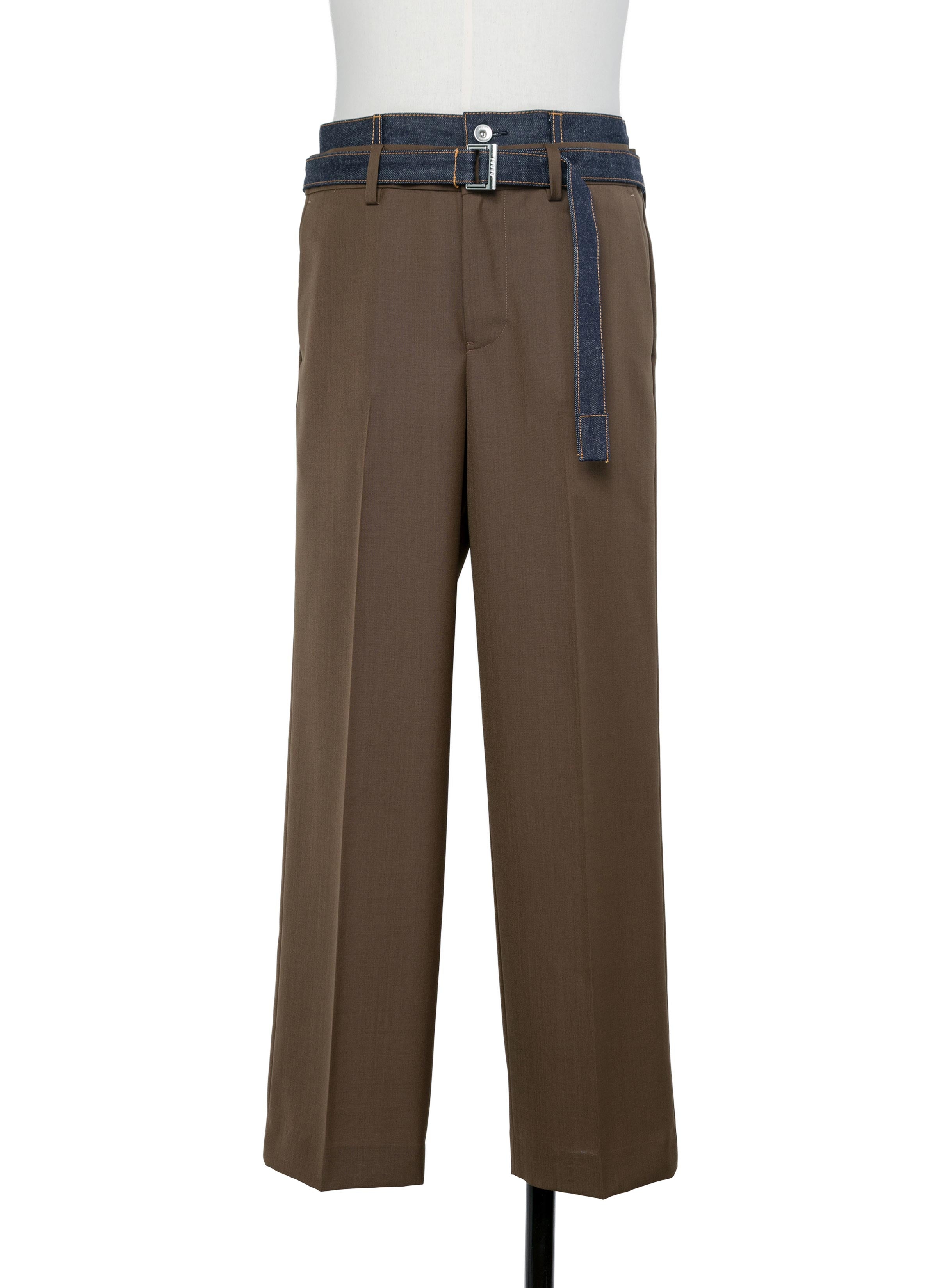 Suiting x Denim Pants