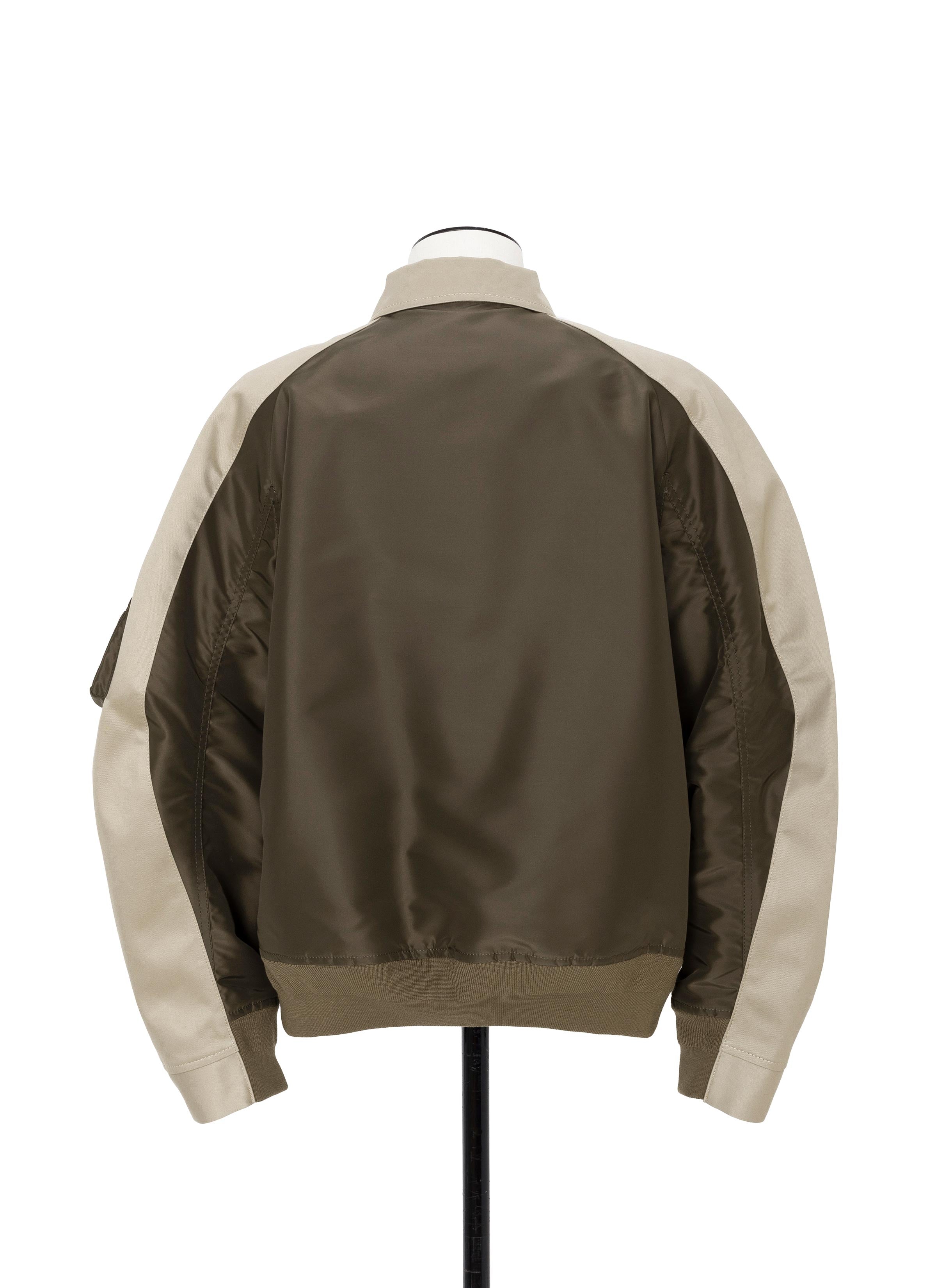 Cotton Chino x Nylon Twill Blouson