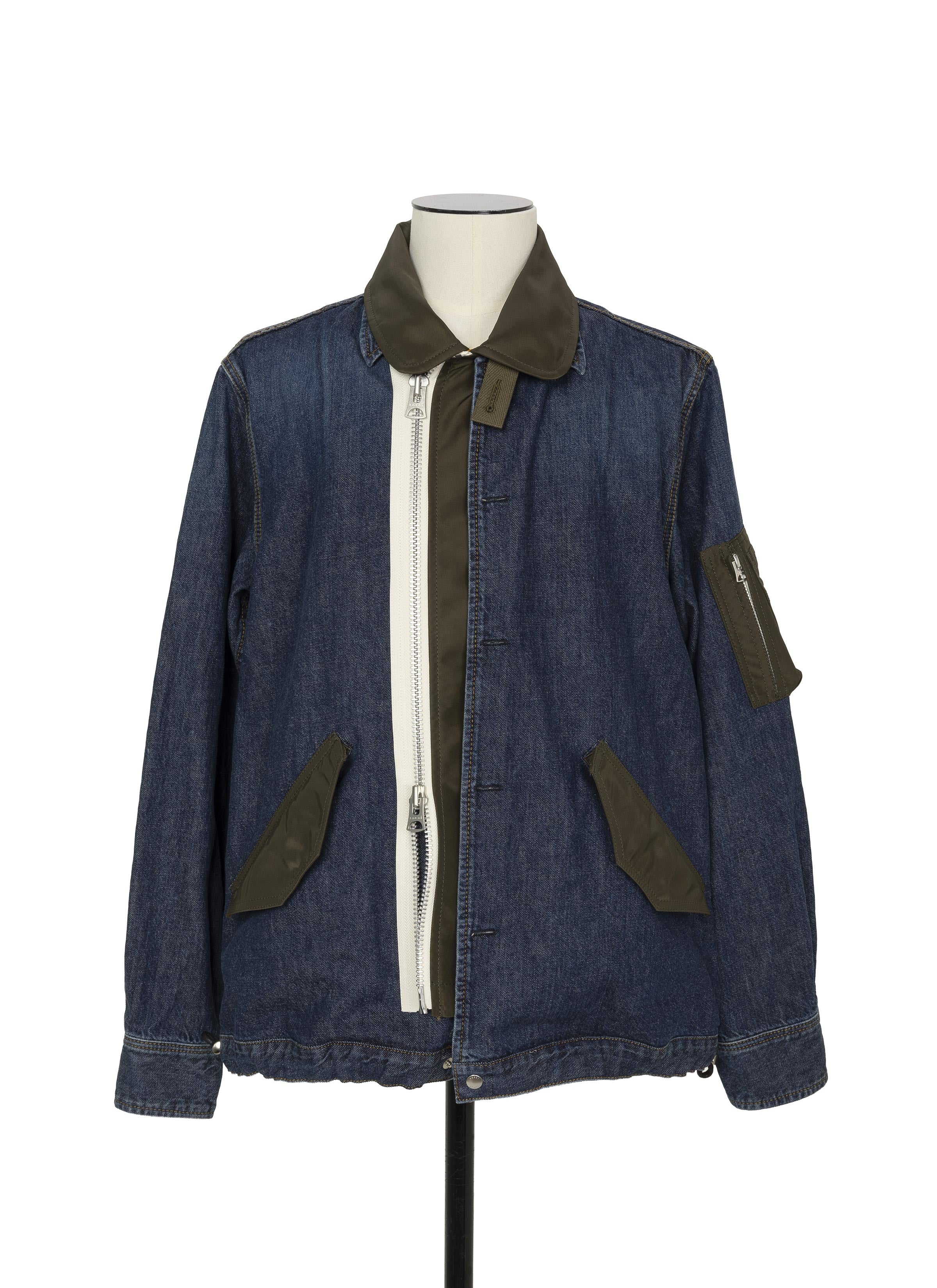 Denim x Nylon Twill Blouson