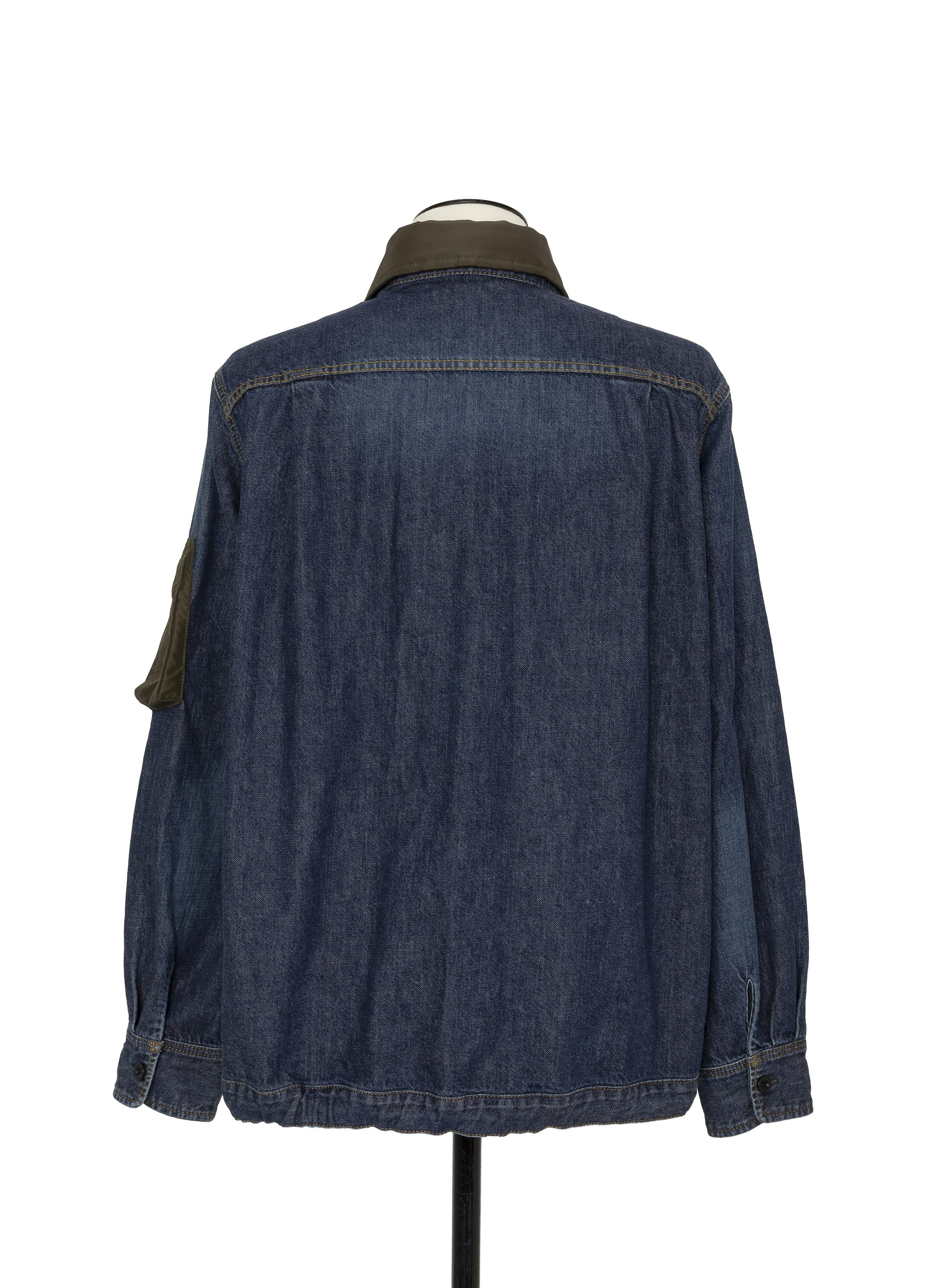 Denim x Nylon Twill Blouson