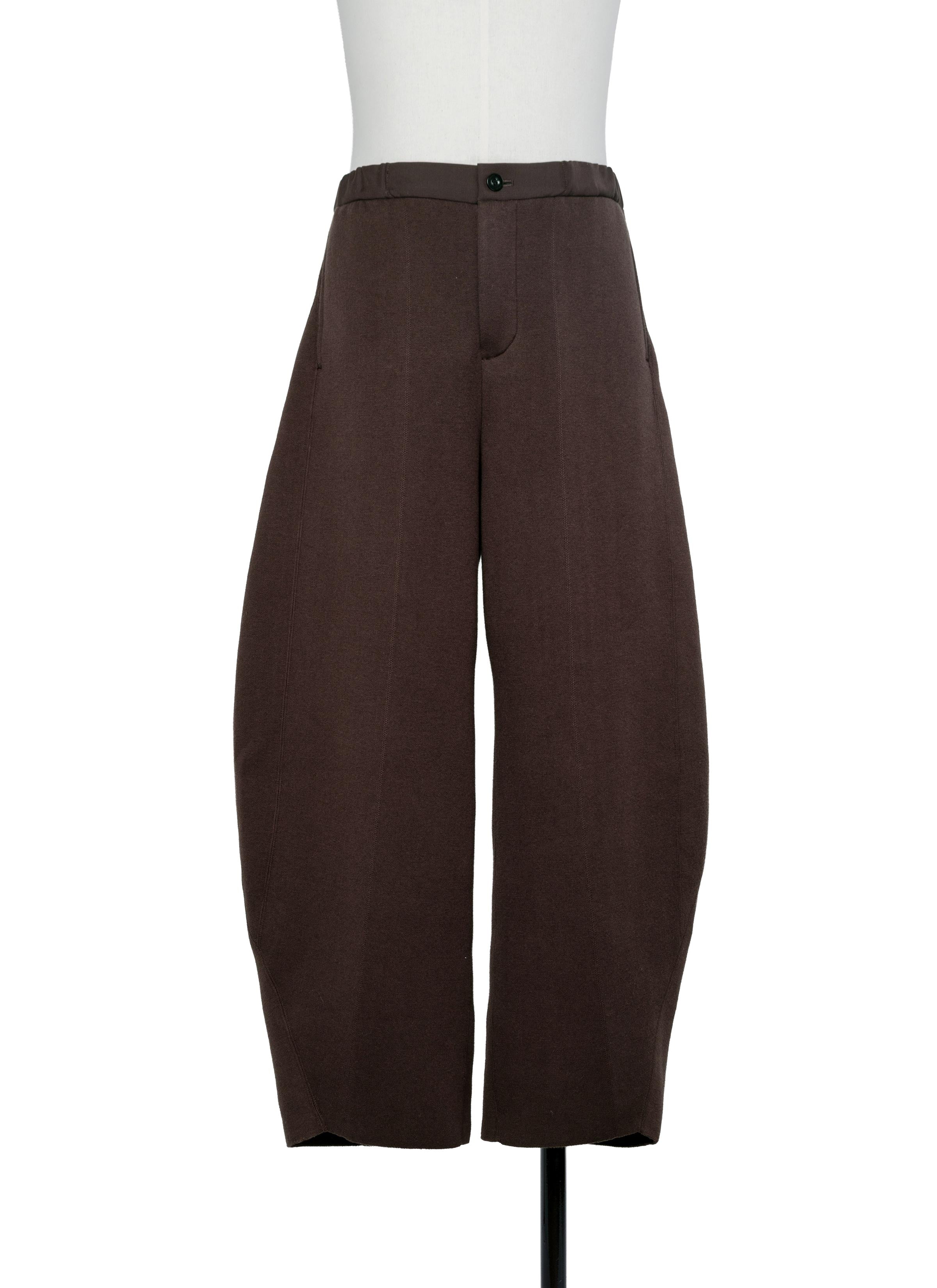 sacai 美品 タグ付き 121000円 23SS Pleated Pants Cotton Cashmere Knit Pants | sacai Official Store サカイ オフィシャル