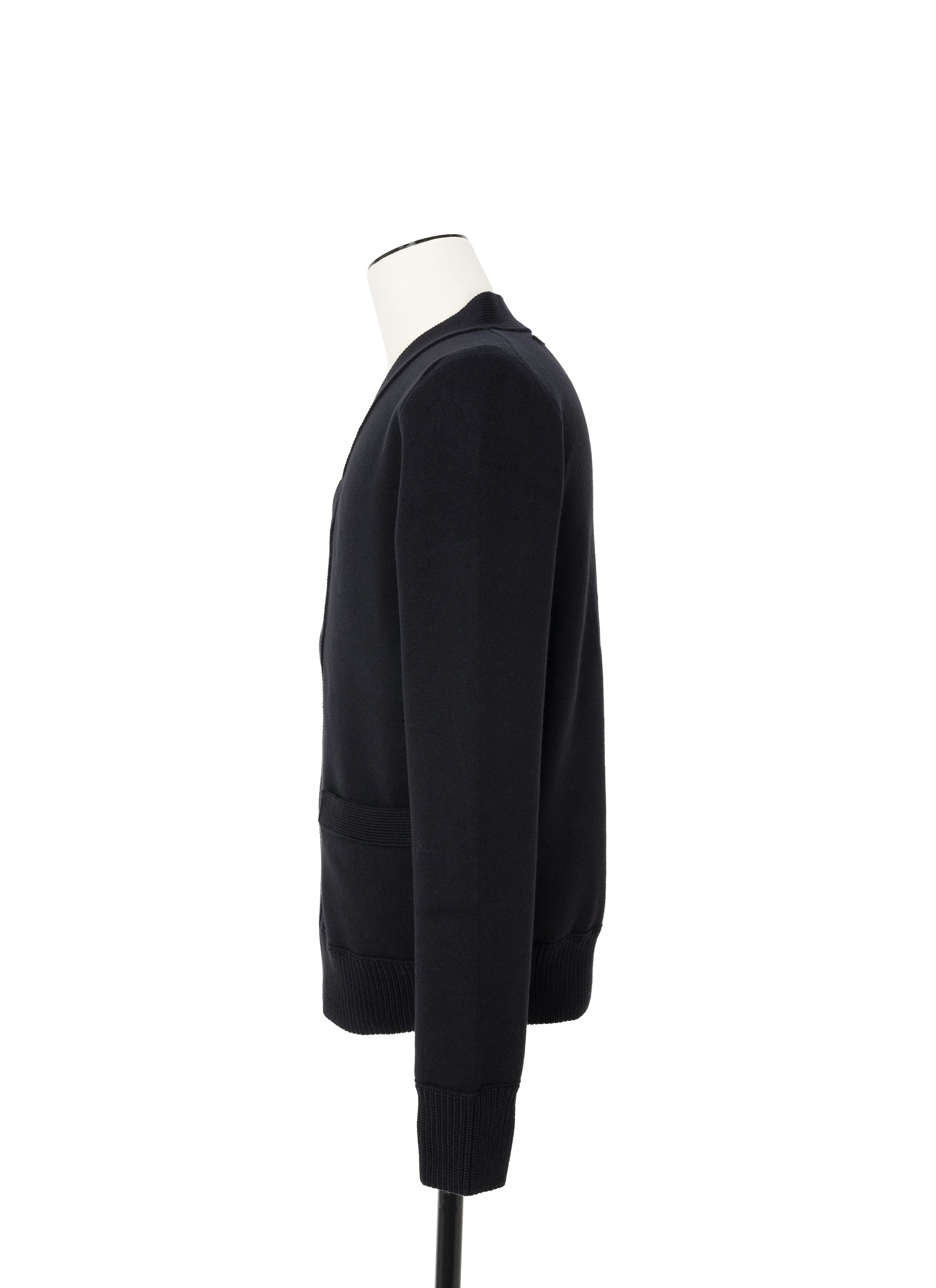 sacai サカイ 23AW s Cashmere Knit Cardigan ロゴ カシミヤニットカーディガン ブラック 1 23-06507 sacai - sacai サカイ 23AW s Cashmere Knit Cardigan ロゴ カシミヤ