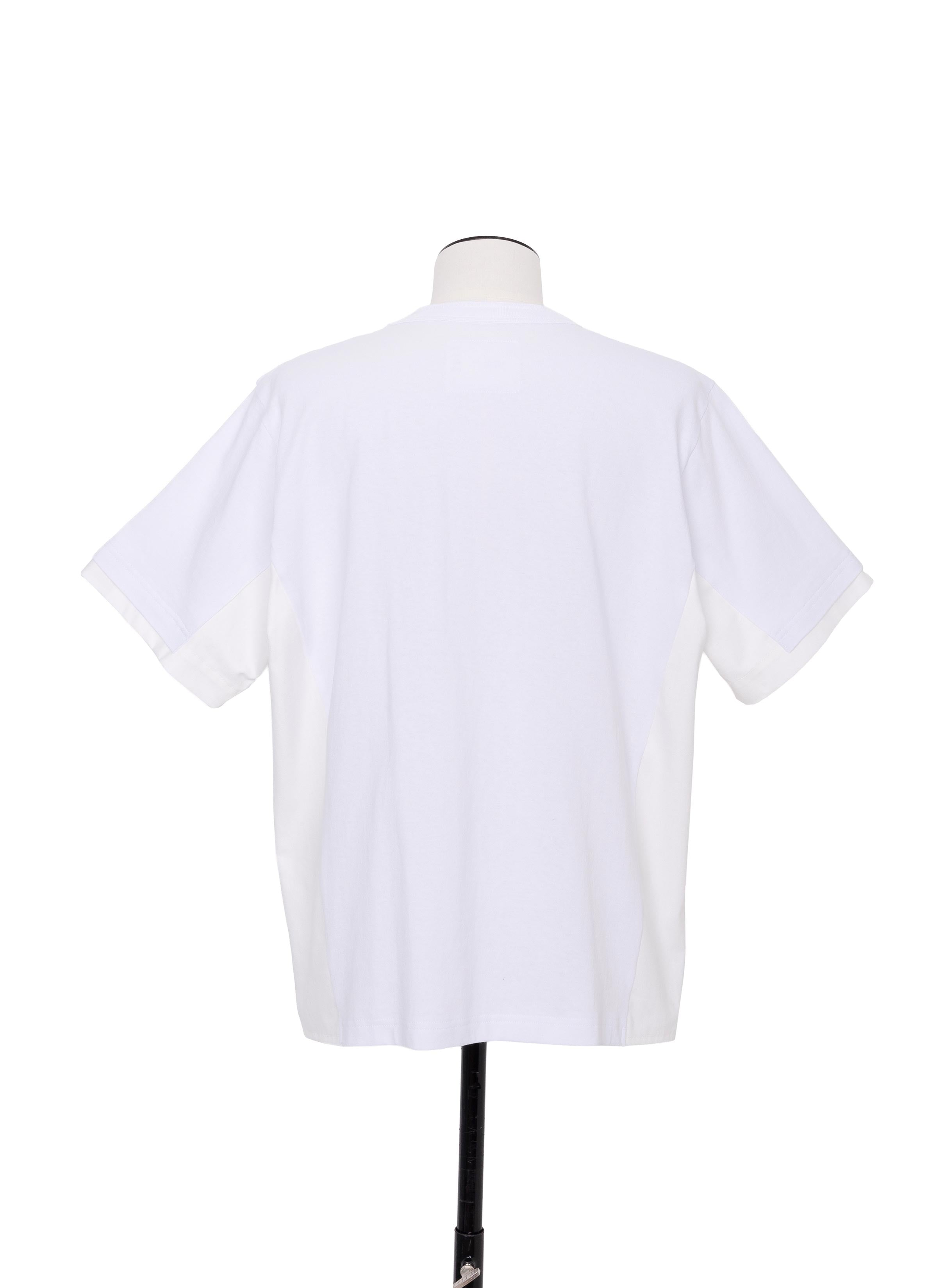 Light Weight Denim x Cotton Jersey T-Shirt