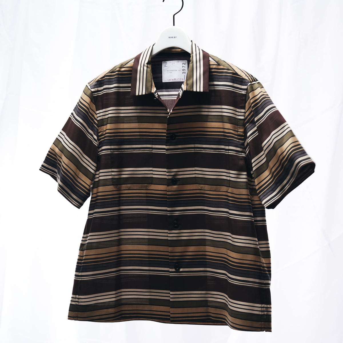 Horizontal Stripe Shirt | sacai Official Store サカイ オフィシャル