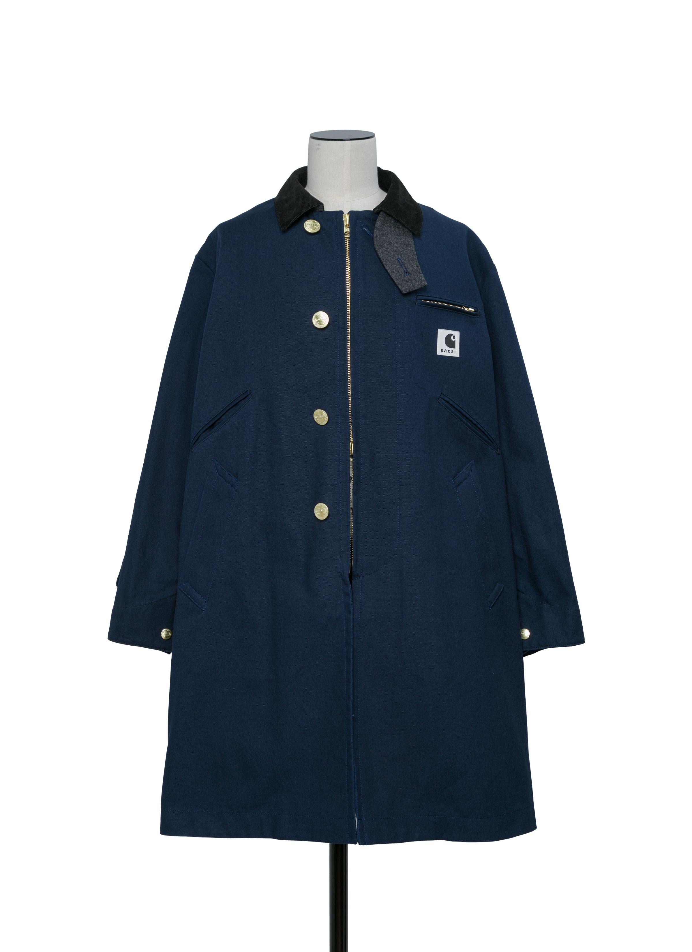 sacai carhartt WIP Duck×Nylon coat サイズ3 Carhartt WIP Duck Coat | sacai Official Store サカイ オフィシャル