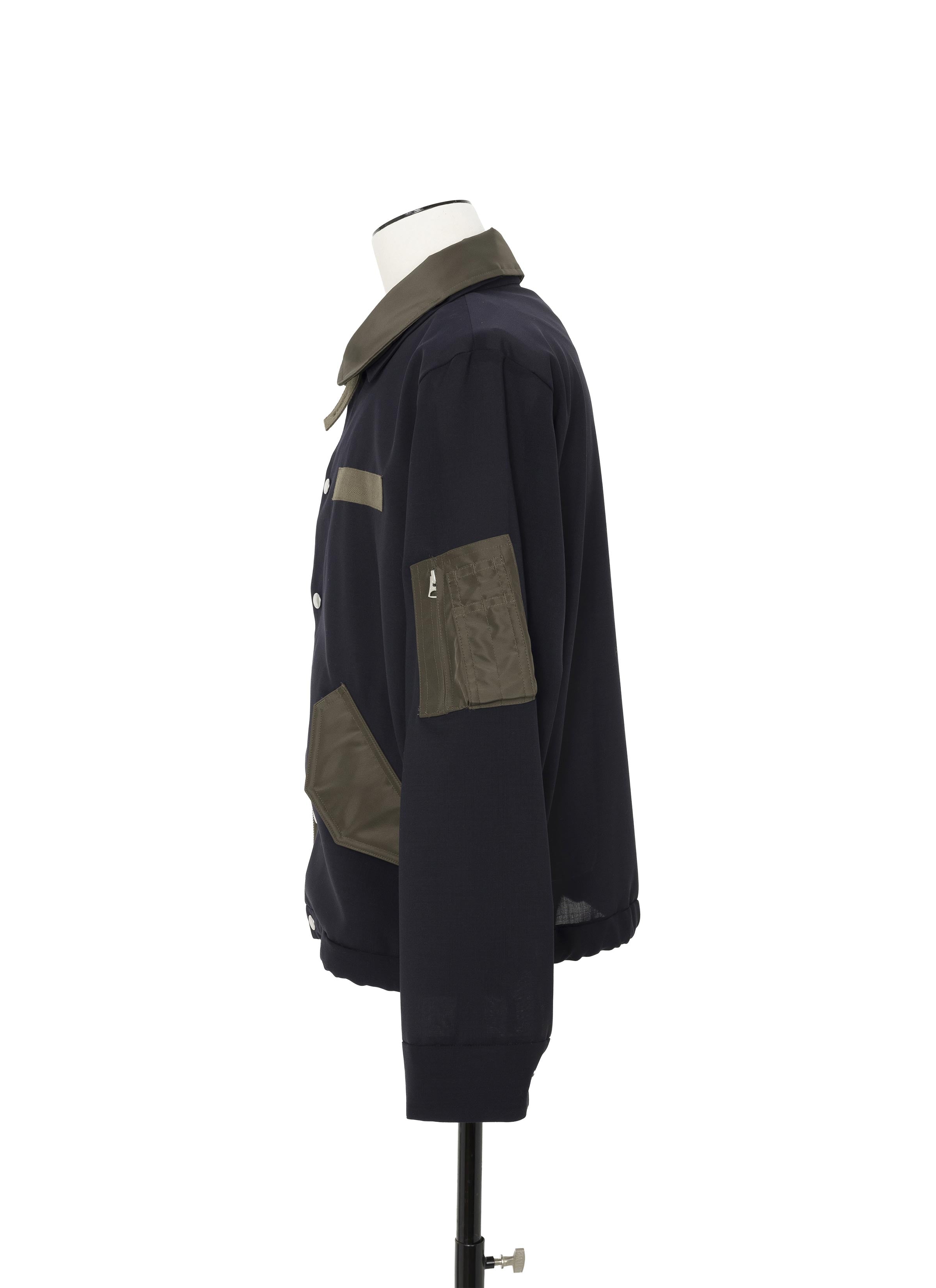 Wool Suiting x Nylon Twill Jacket | sacai Official Store サカイ