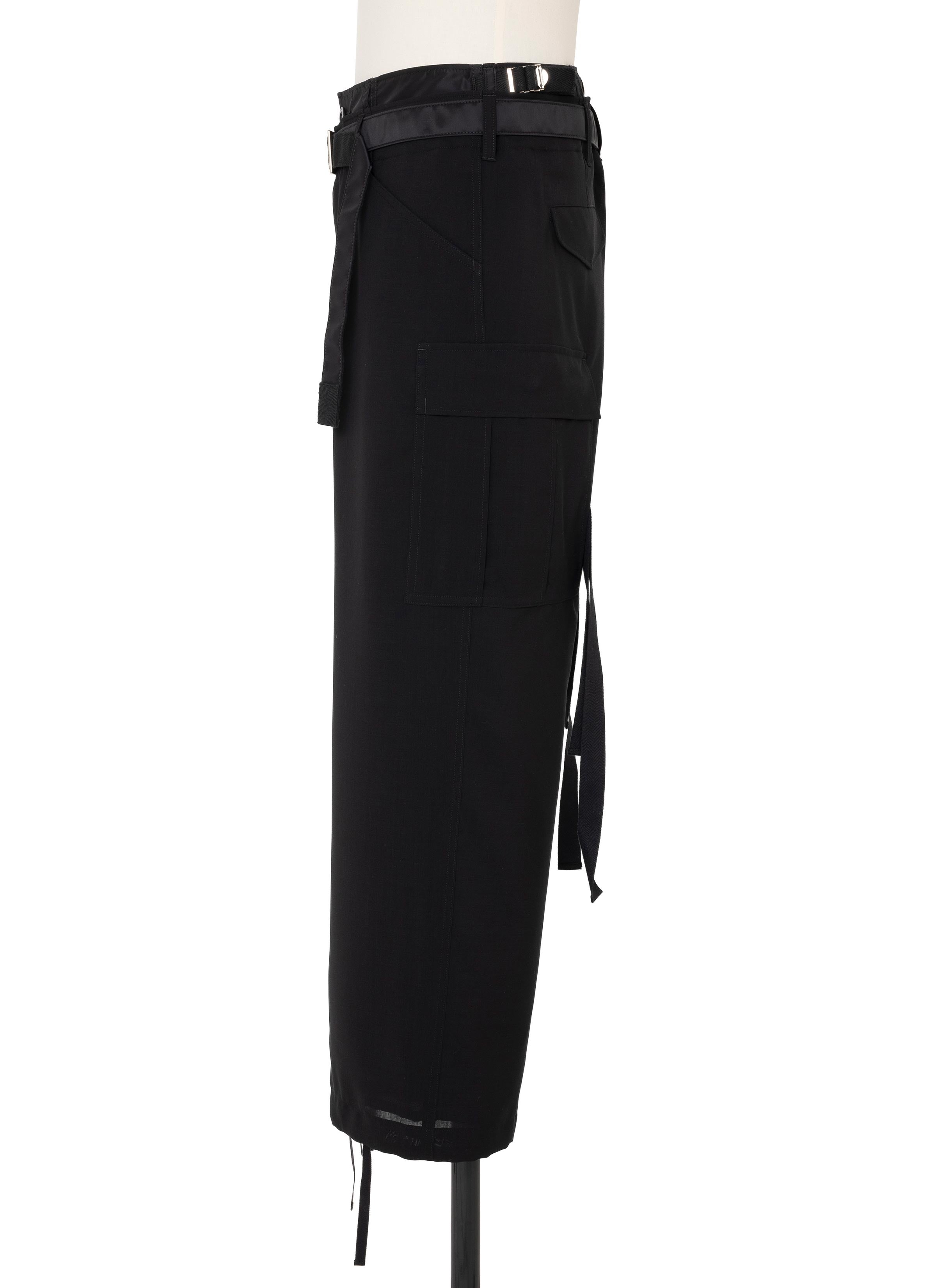 Wool Suiting x Nylon Twill Pants | sacai Official Store サカイ