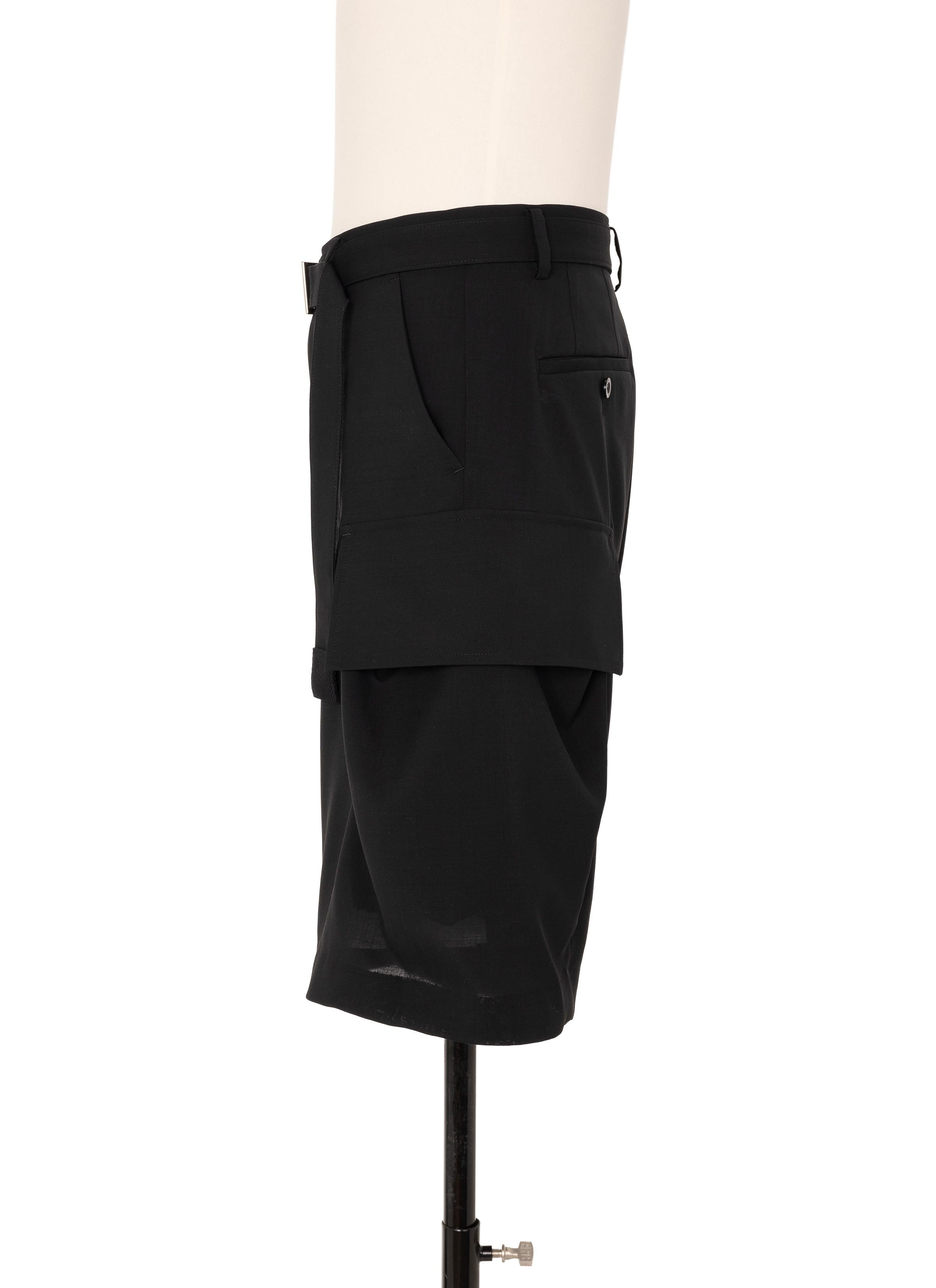 Wool Suiting Shorts | sacai Official Store サカイ オフィシャル