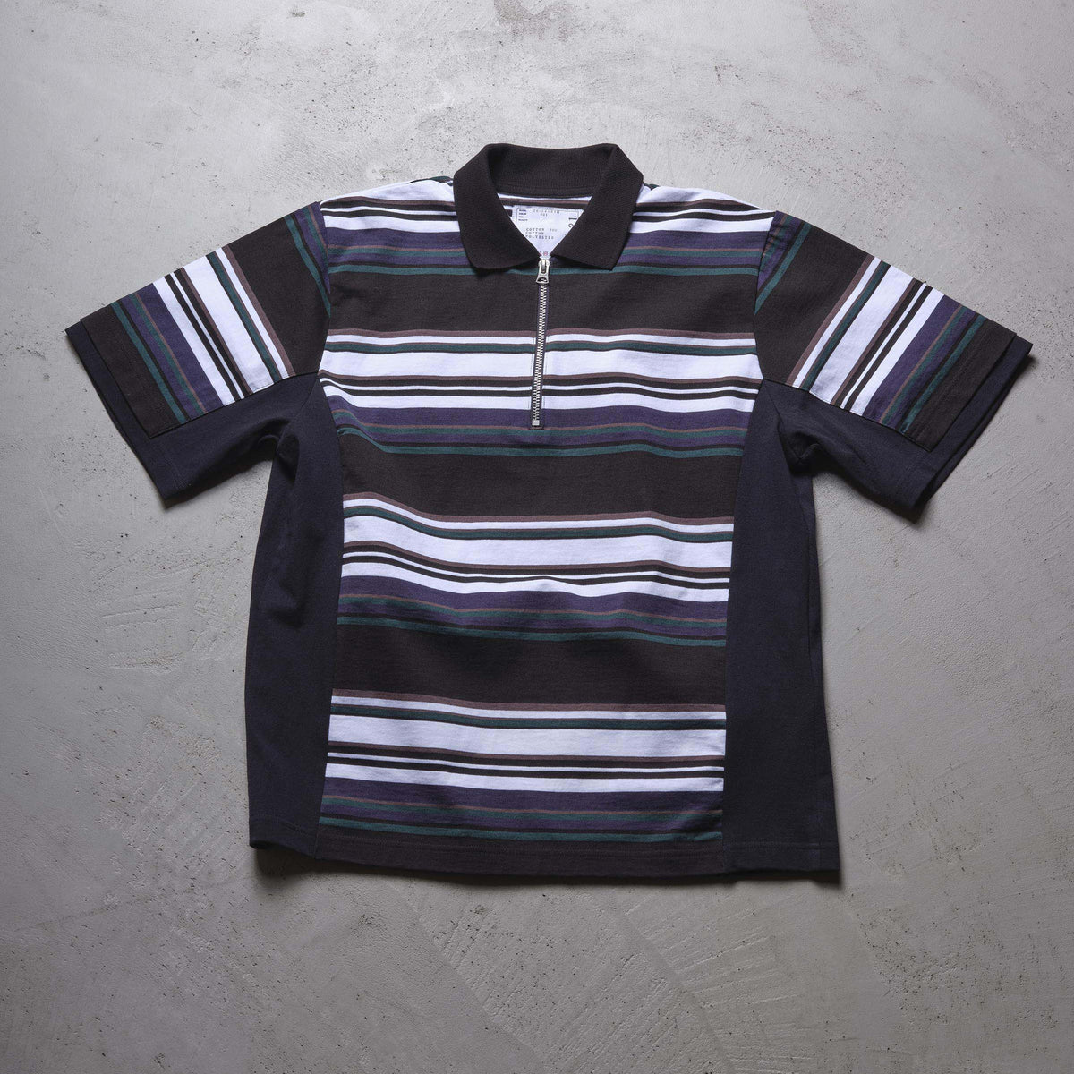Stripe Cotton Jersey Polo Shirt | sacai Official Store サカイ 