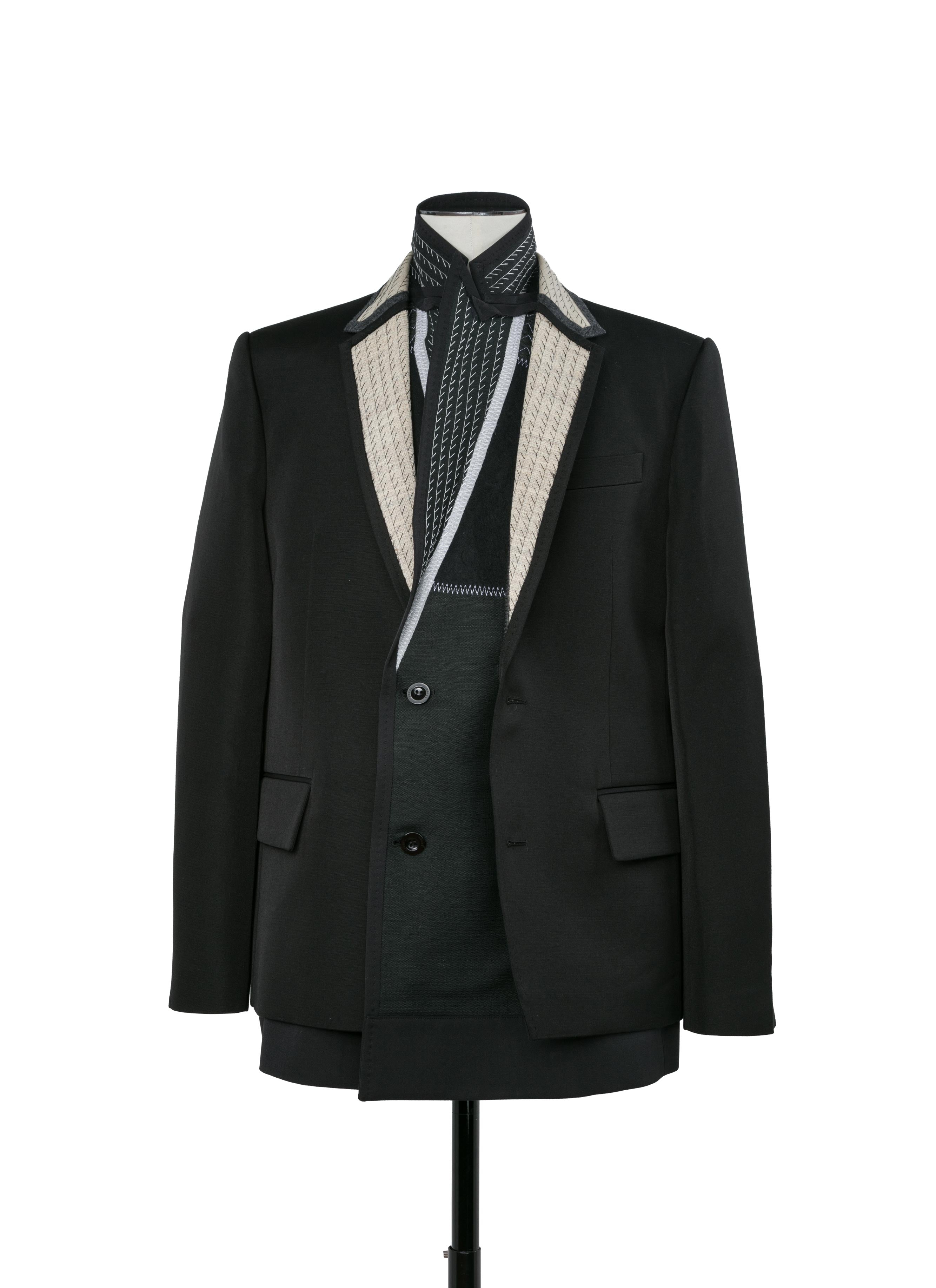 Doeskin×Double Faced Silk Cotton Jacket Double-Faced Silk Cotton x Doeskin Jacket | sacai Official Store