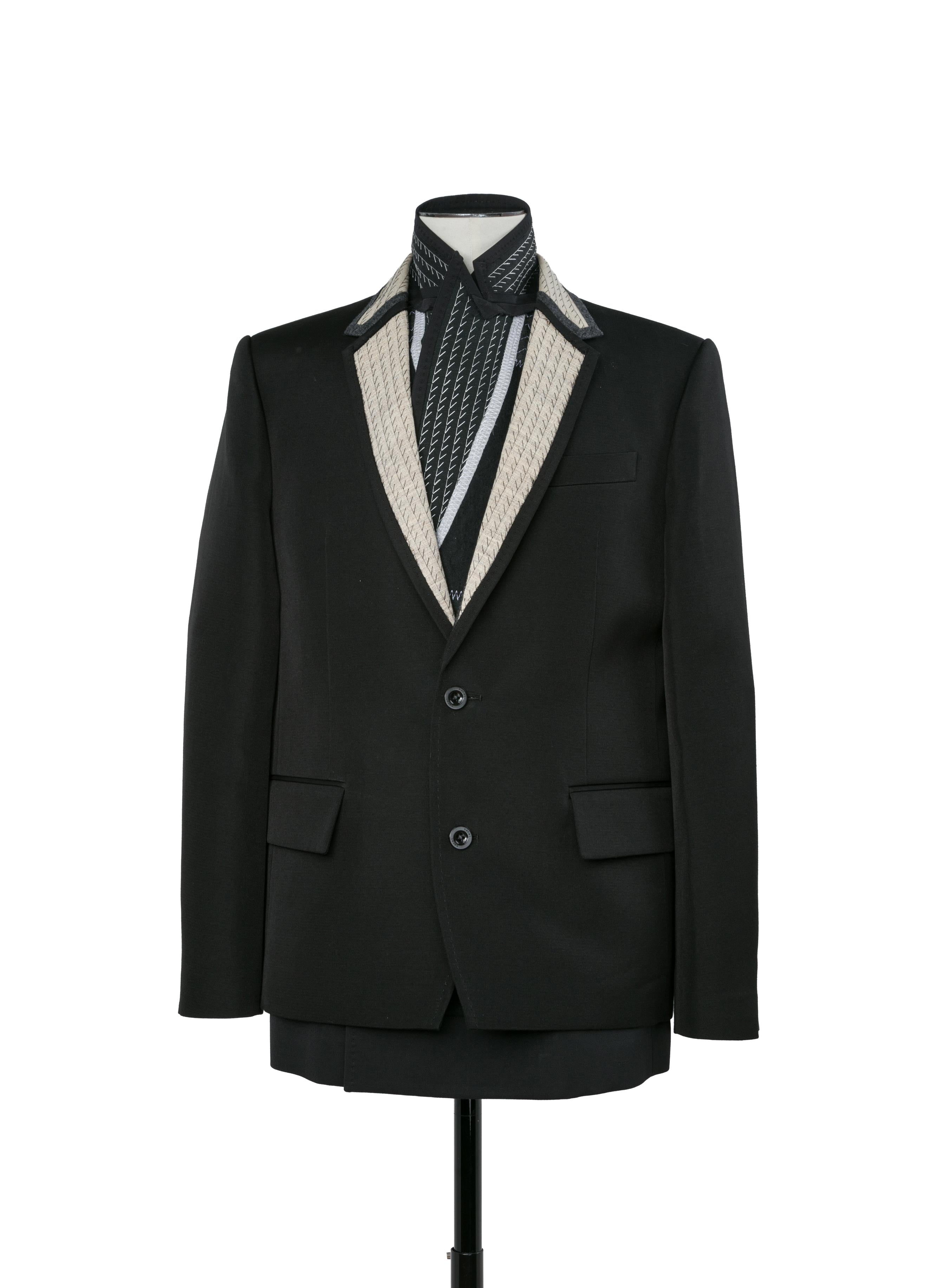 Double-Faced Silk Cotton x Doeskin Jacket