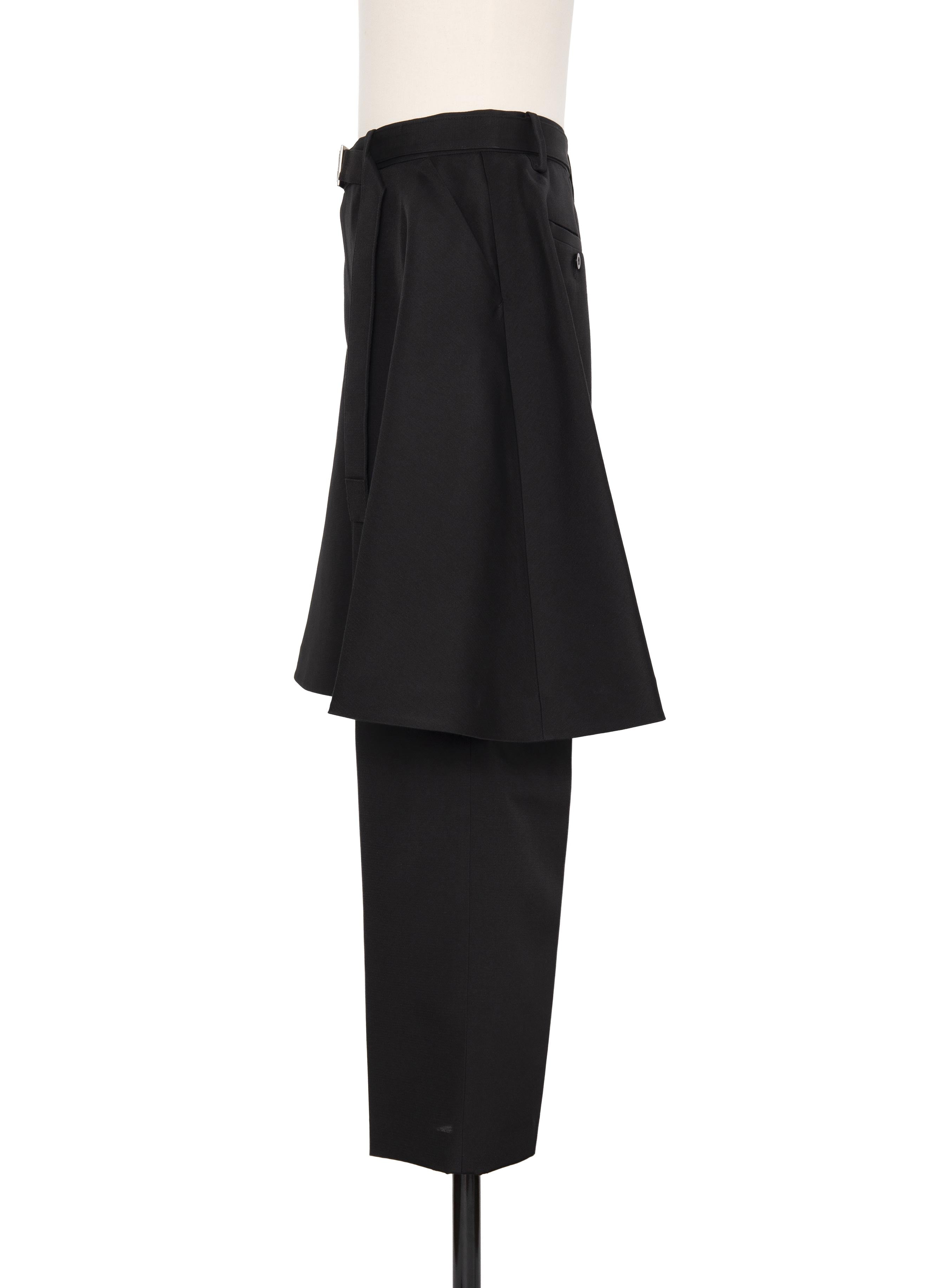 Double-Faced Silk Cotton Pants