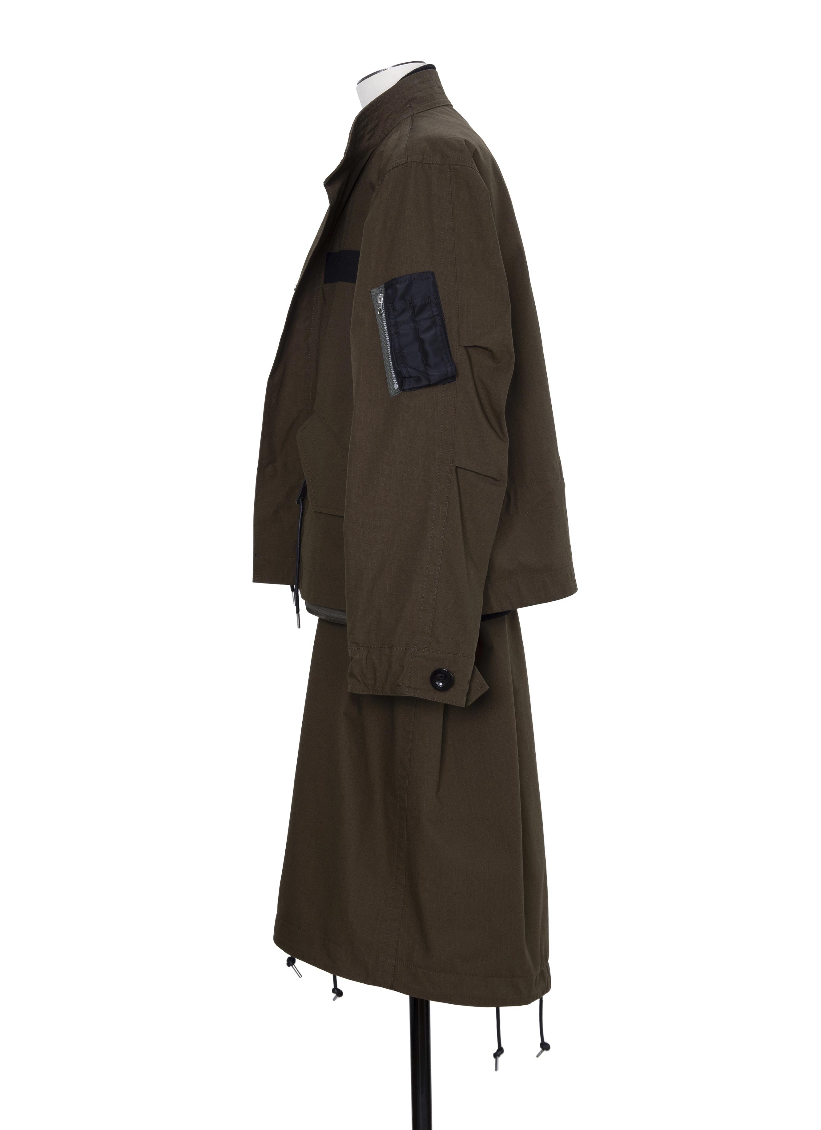 Nylon Twill x Rip Stop Coat | sacai Official Store サカイ オフィシャル