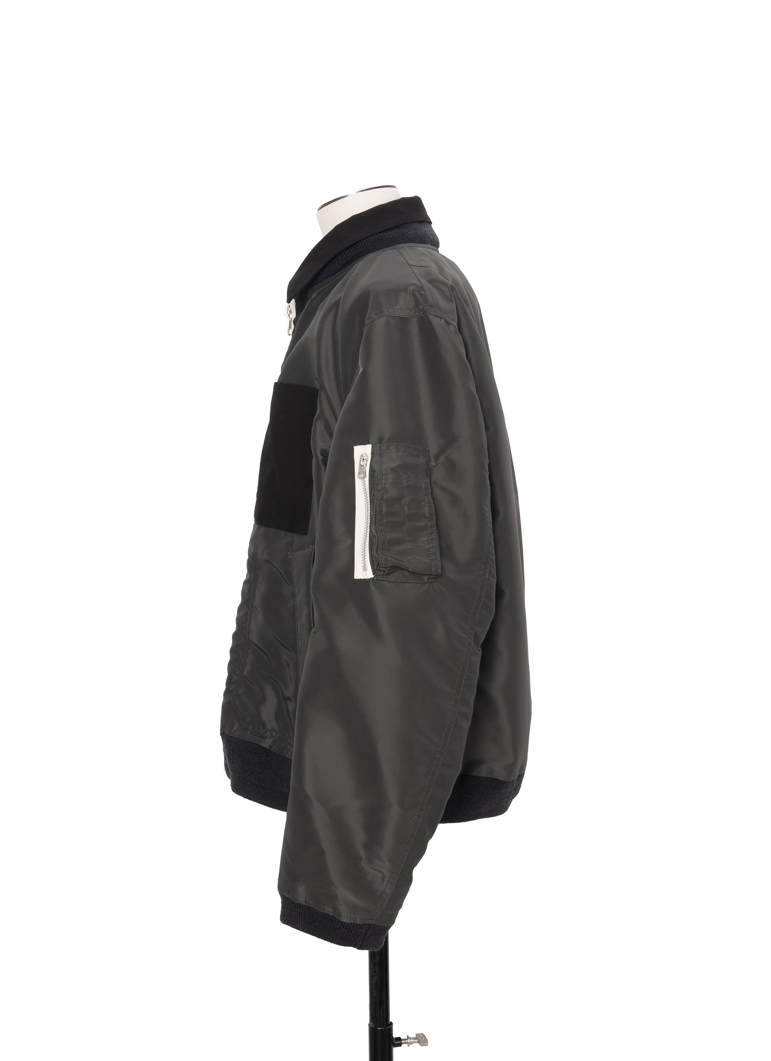 Nylon Twill x Rip Stop Reversible Blouson