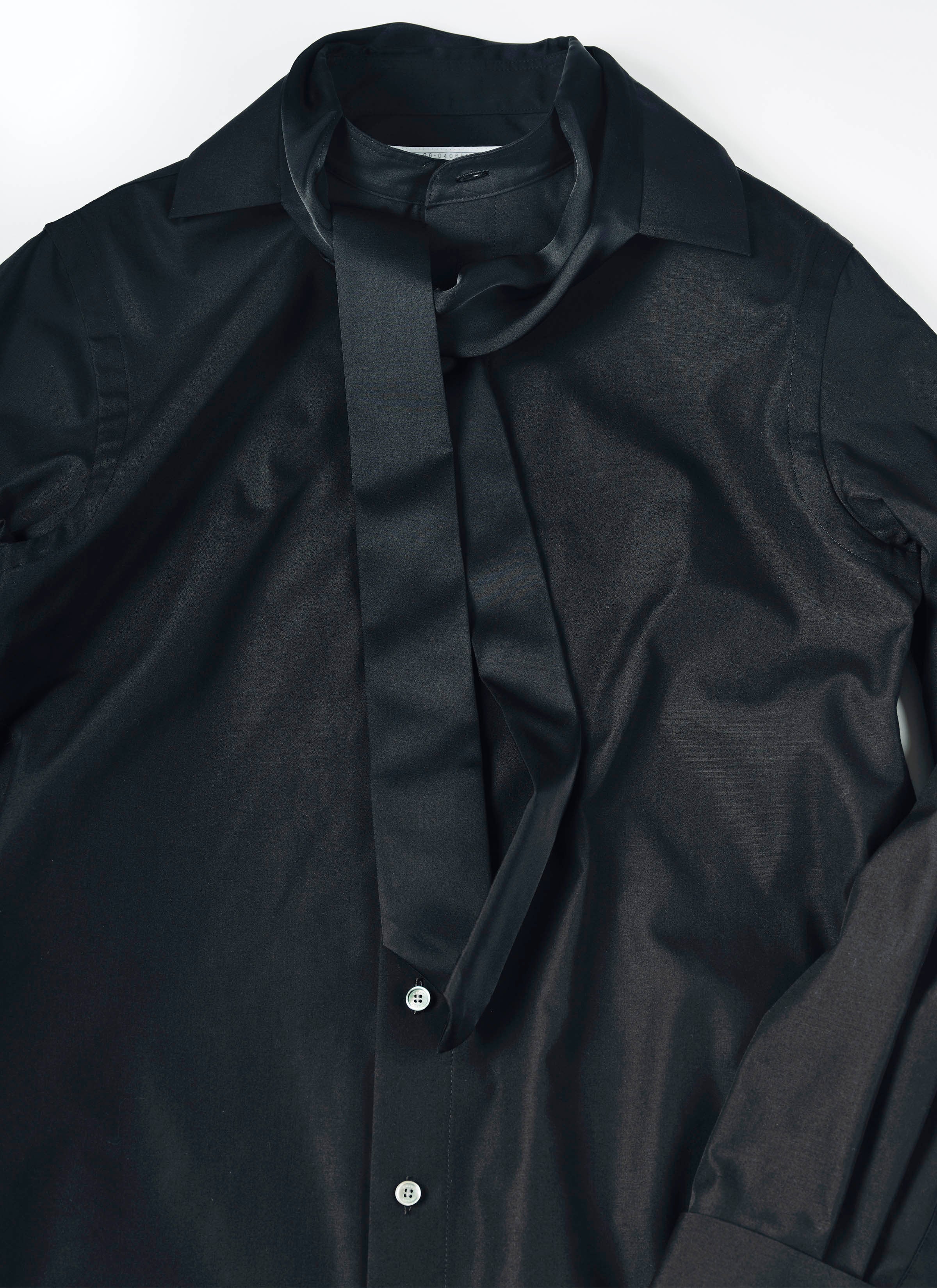 Poplin Shirt (with Satin Tie)