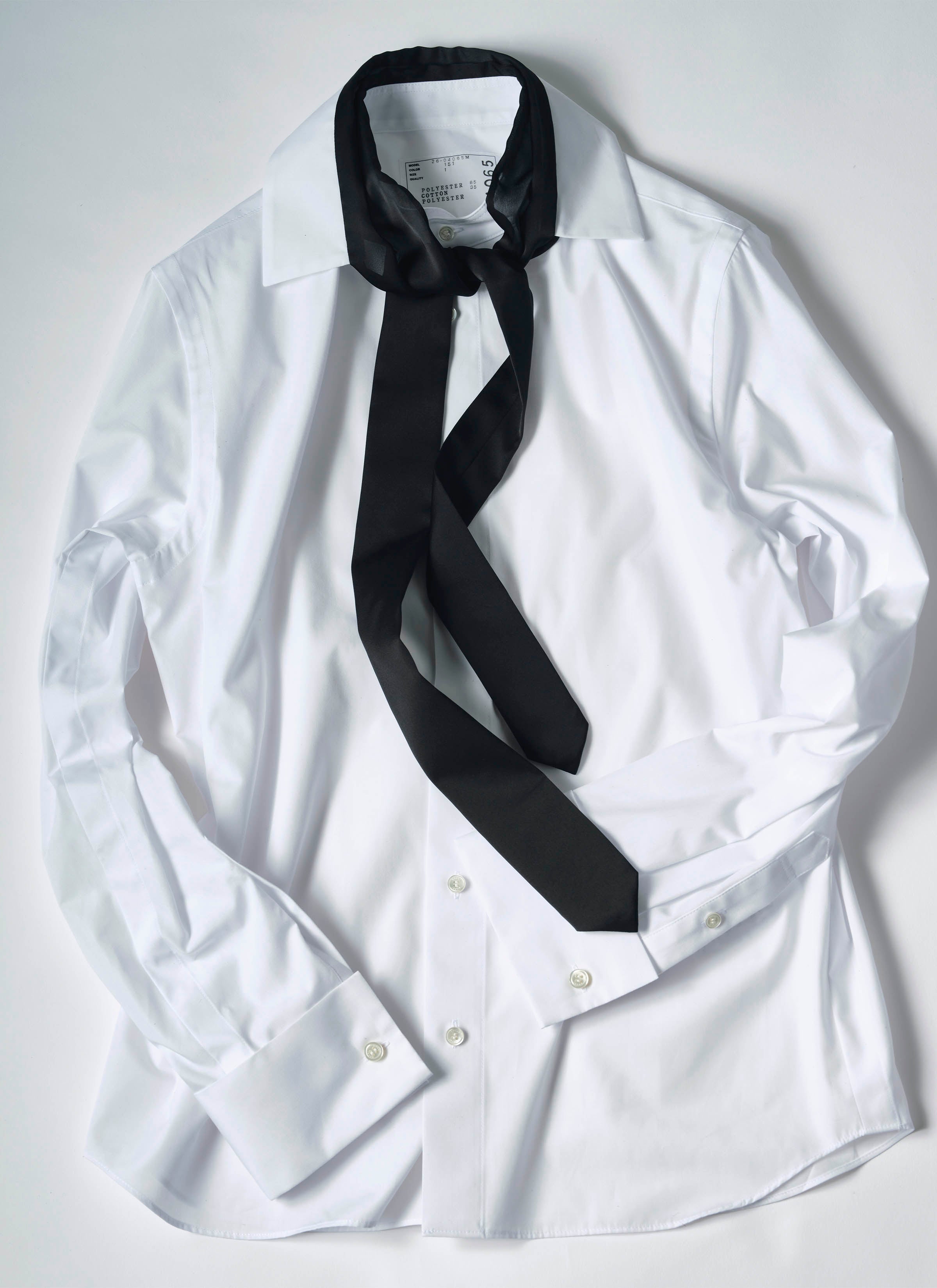 Poplin Shirt (with Satin Tie)