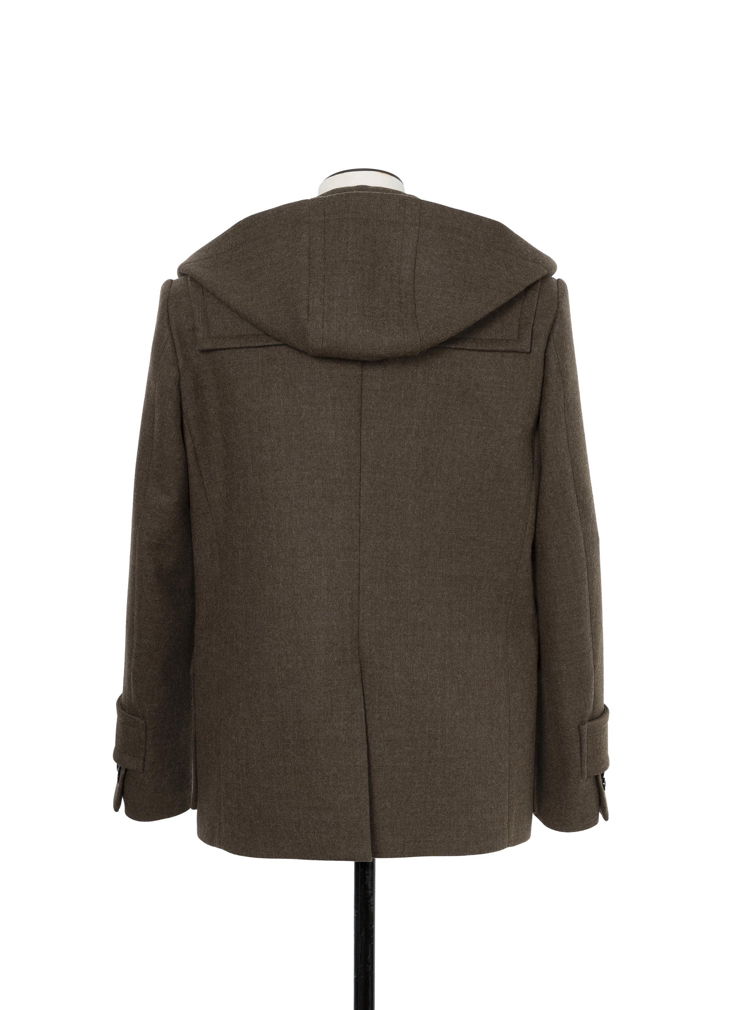 sacai Wool Melton Coat サカイ サイズ1 ブラック サカイ sacai