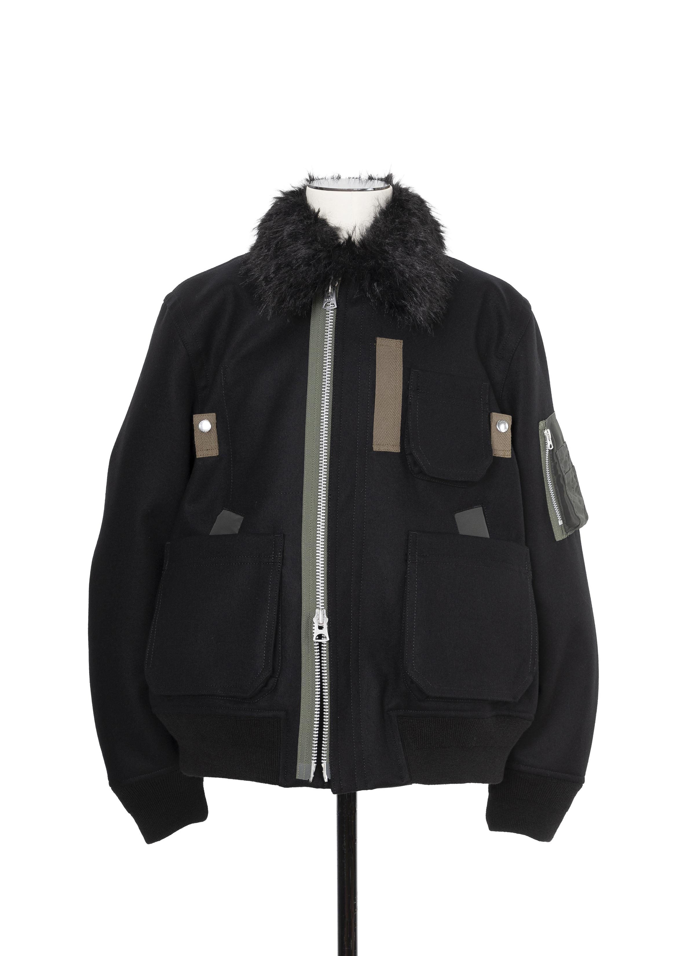 Wool Melton Blouson