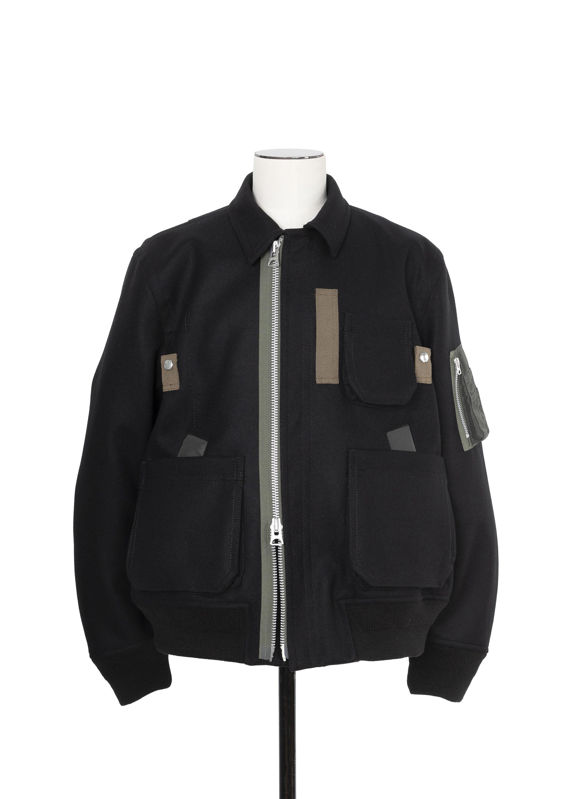 Wool Melton Blouson