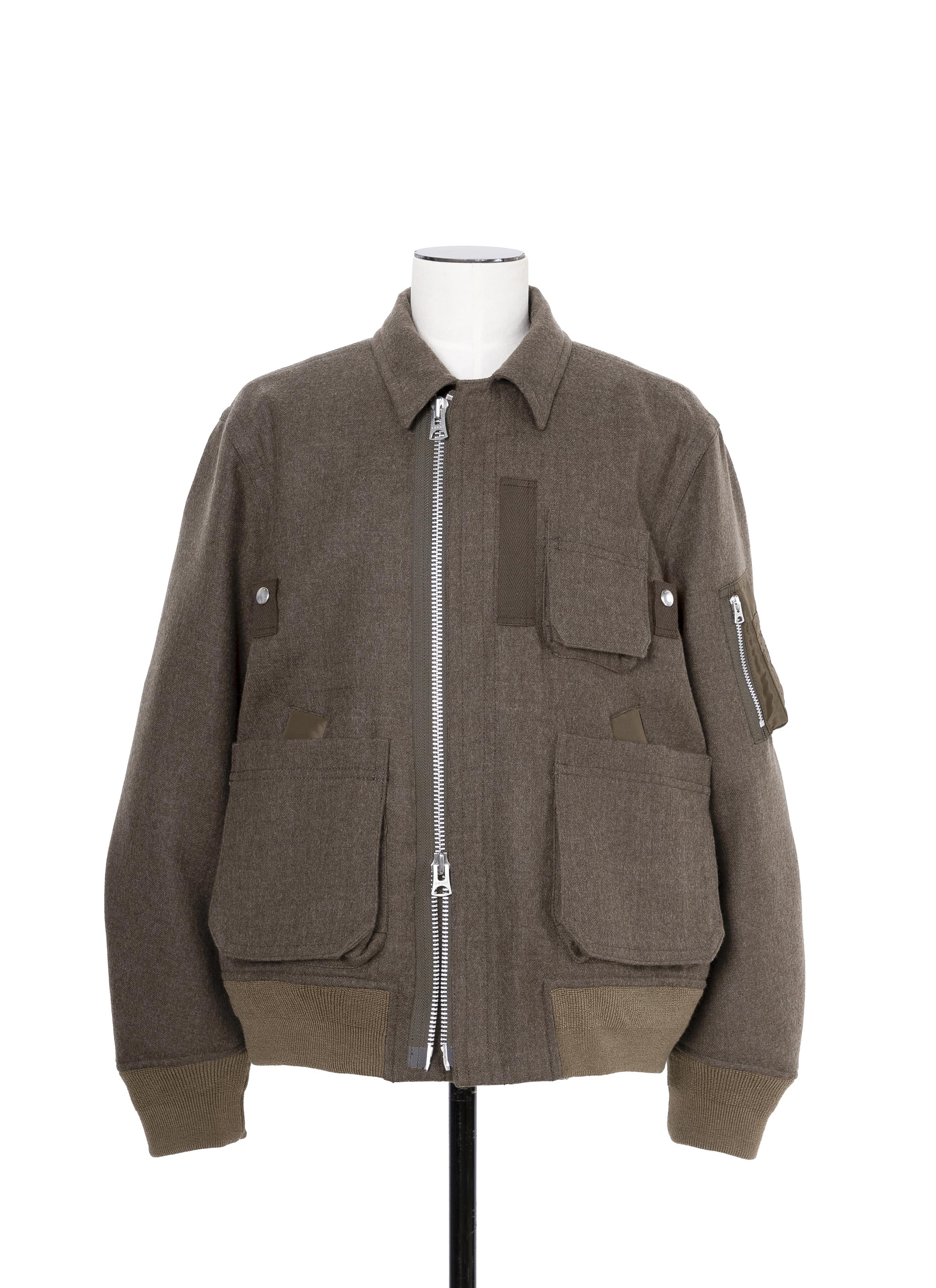Wool Melton Blouson