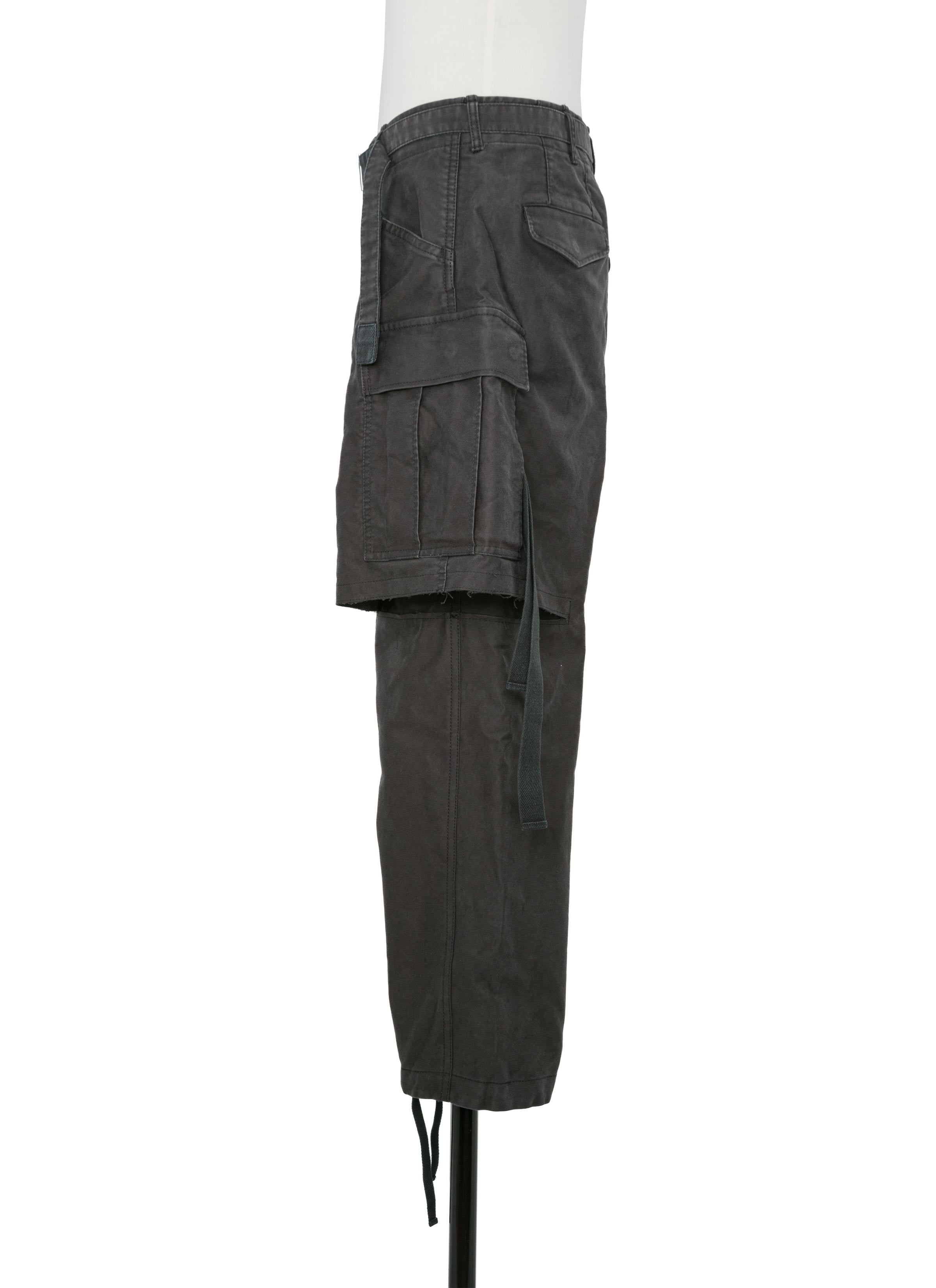 Sueded Cotton Pants