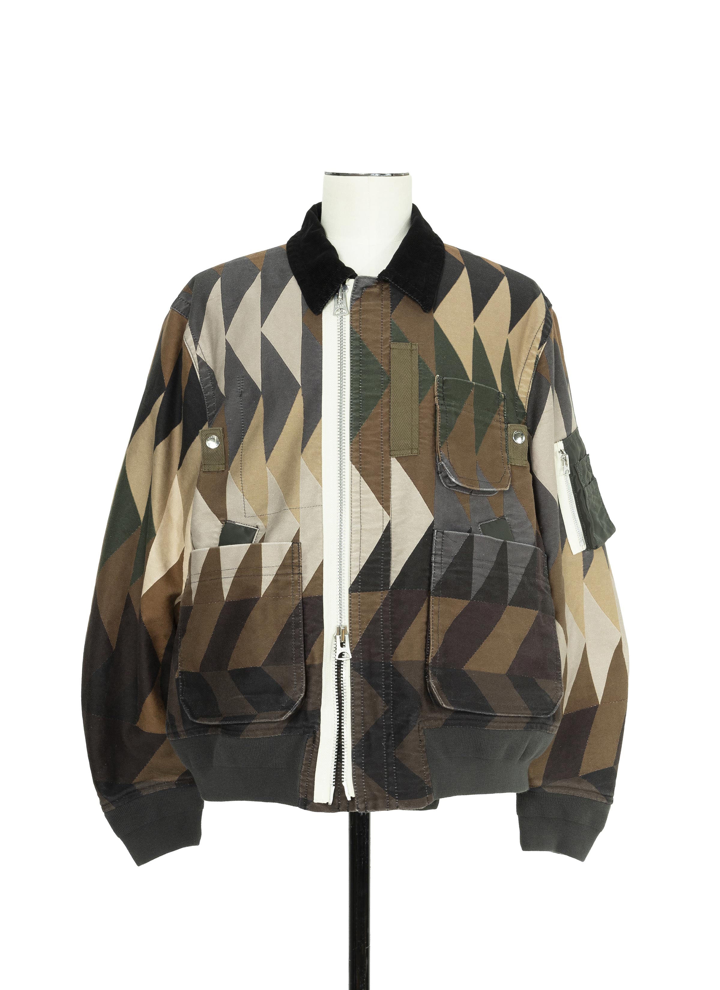 sacai x A.P.C. Quilts Blouson