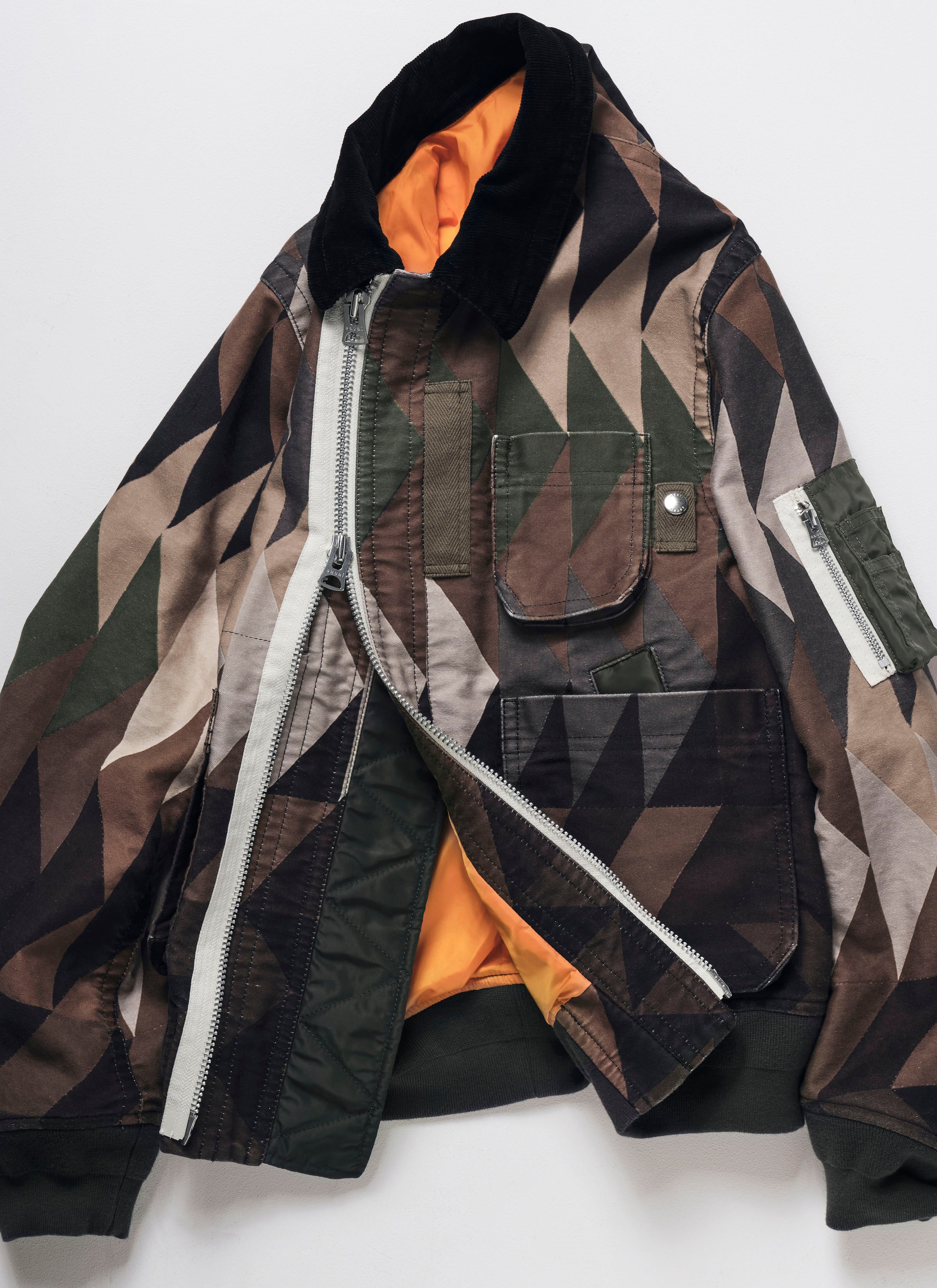 sacai x A.P.C. Quilts Blouson