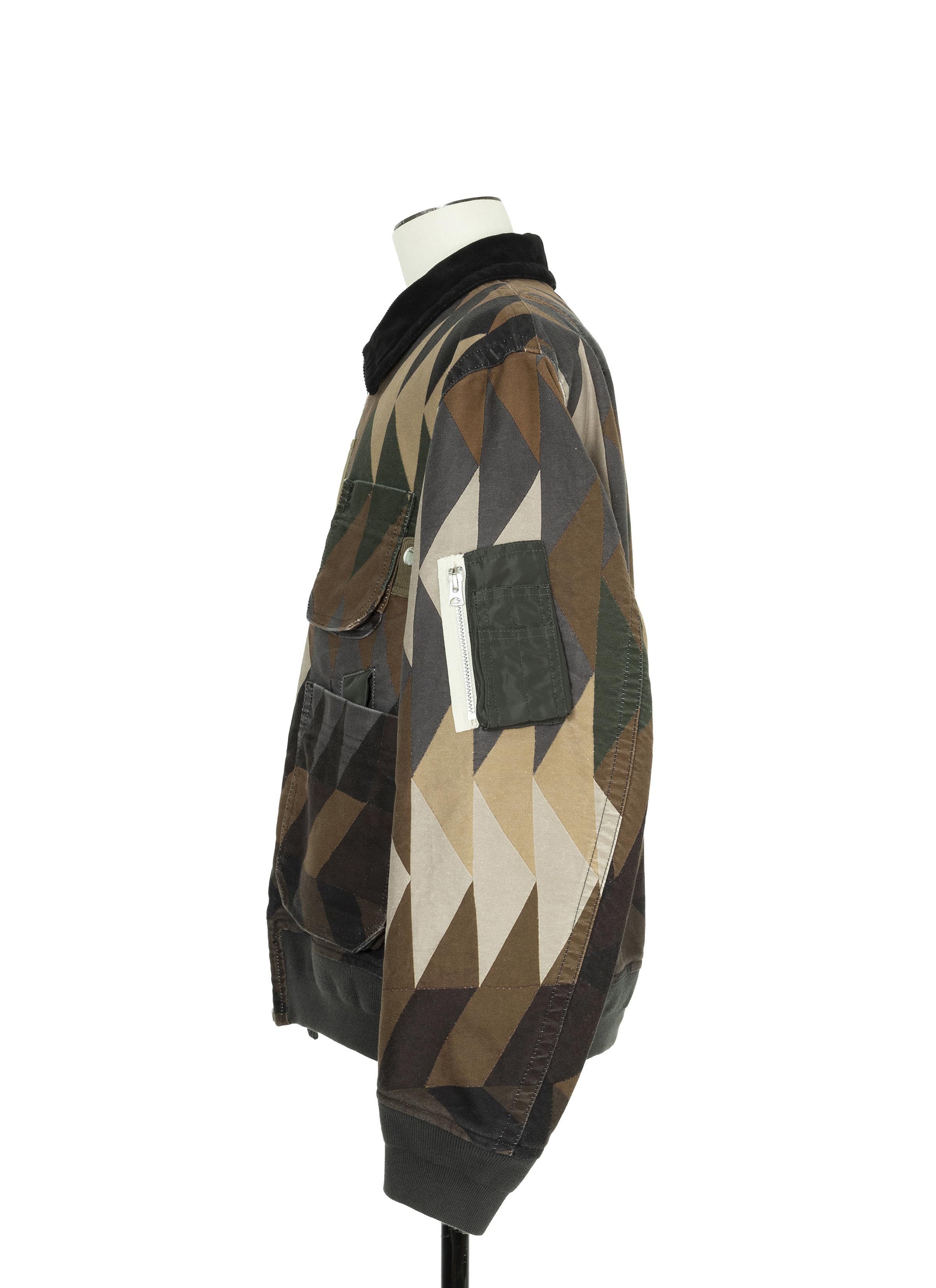 sacai x A.P.C. Quilts Blouson
