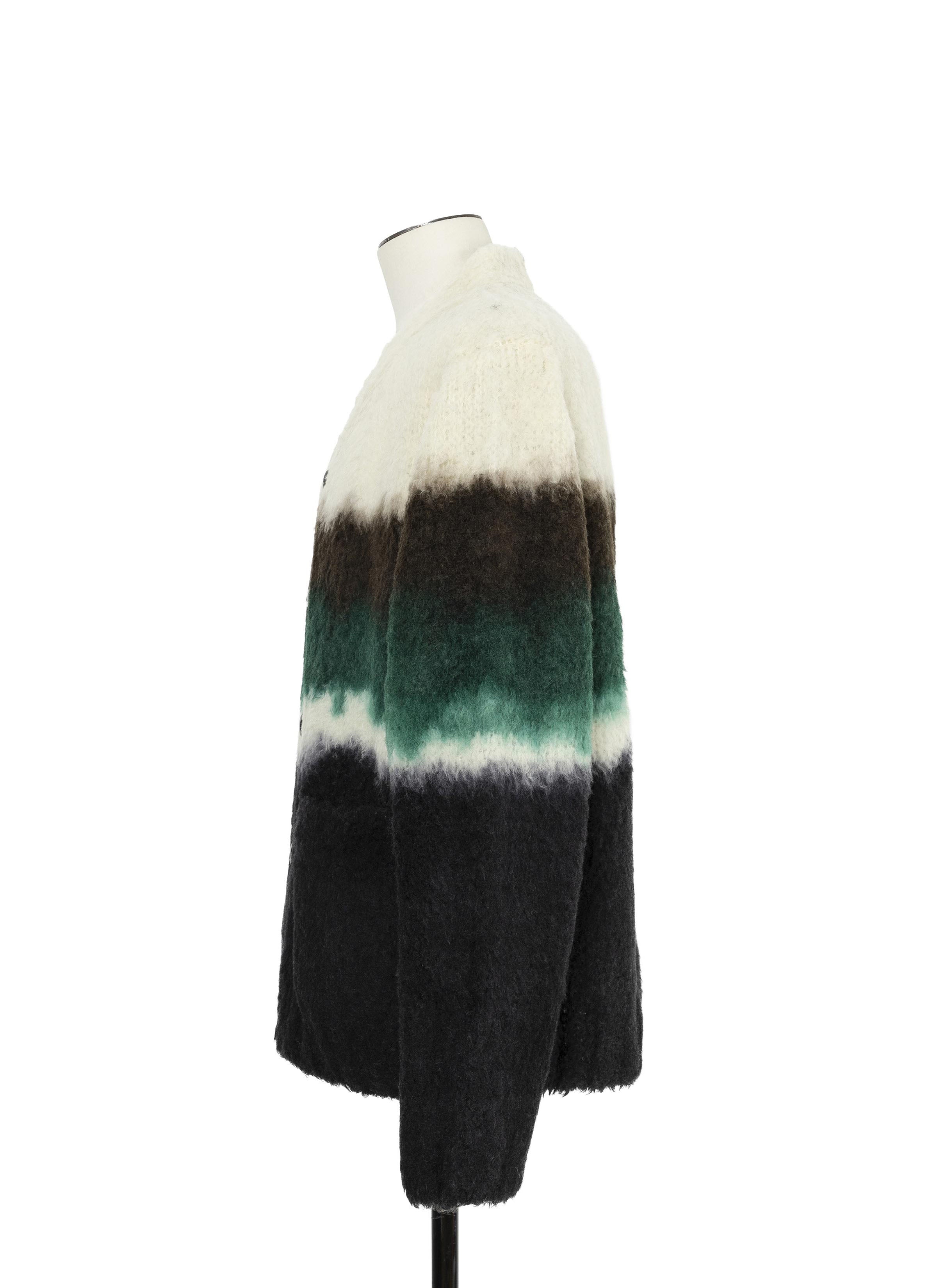 Chusen-Dyed Knit Cardigan | sacai Official Store サカイ オフィシャル