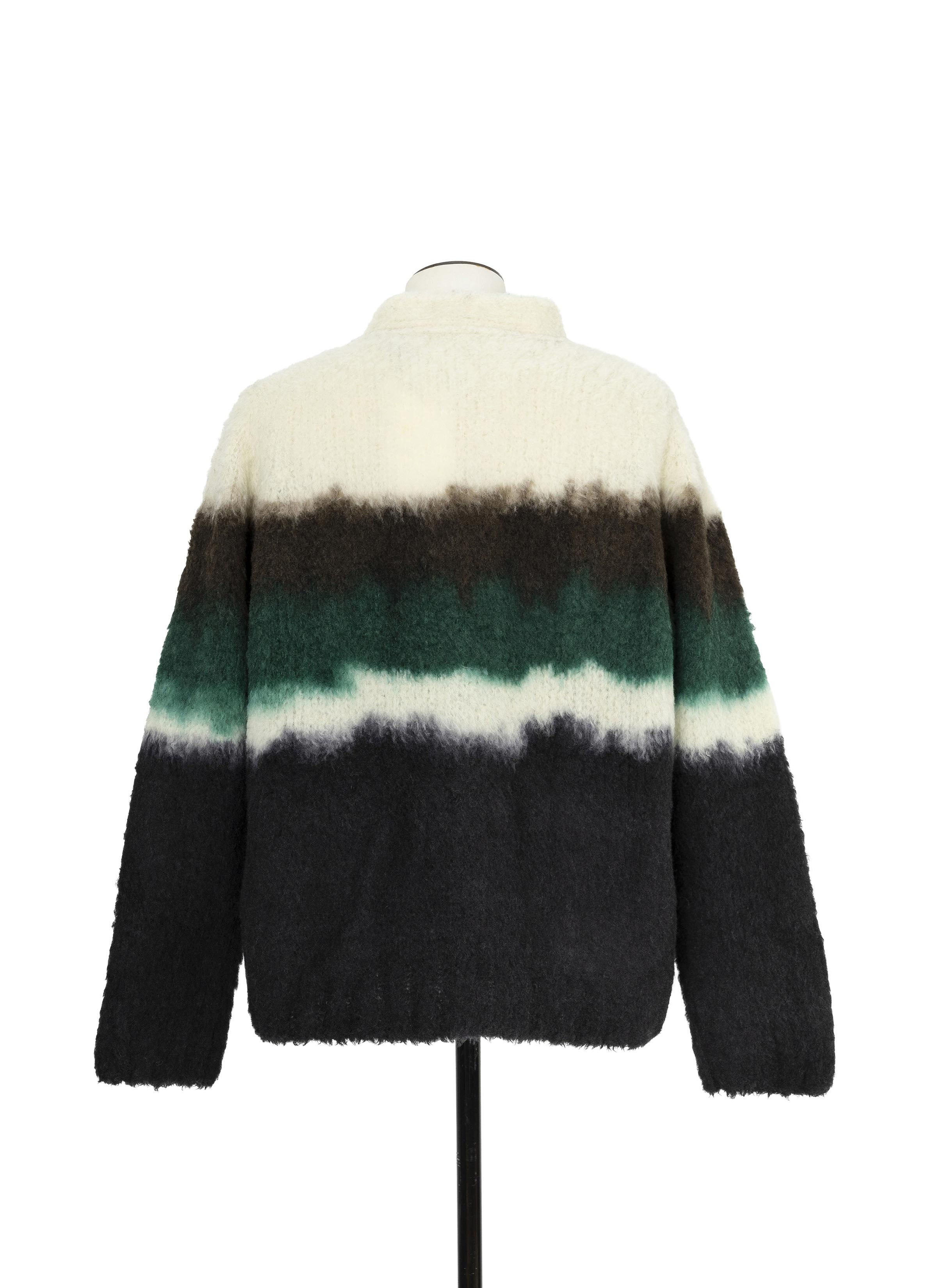 Chusen-Dyed Knit Cardigan | sacai Official Store サカイ オフィシャル